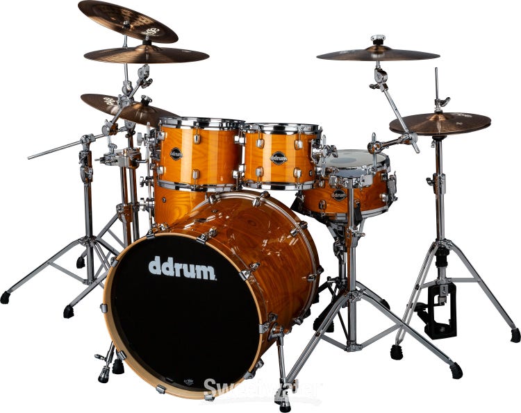 ddrum Dominion Birch 6-piece Shell Pack - Gloss Natural