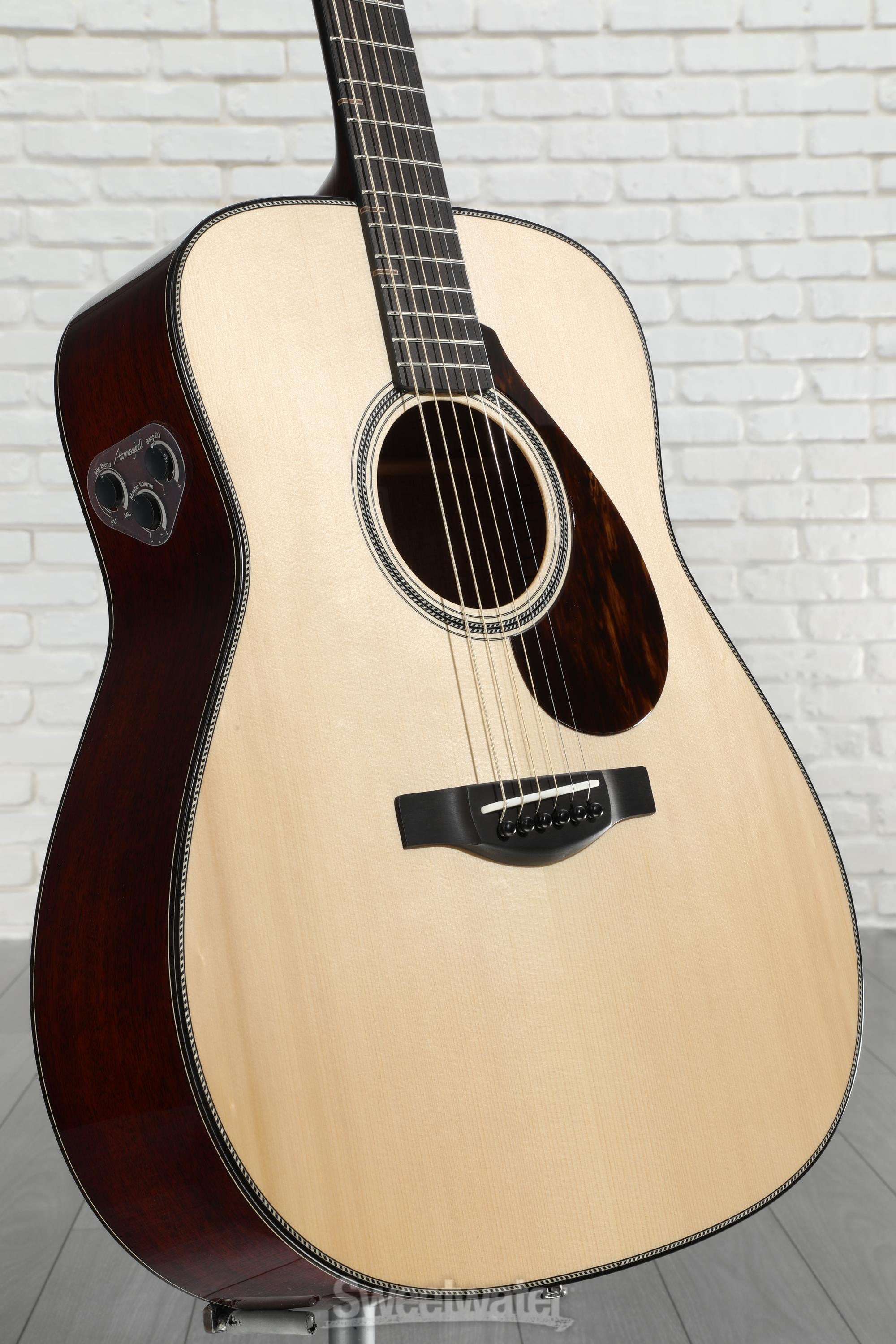 YAMAHAギター Yamaha FG9 MX NT Acoustic-electric Guitar - Natural | Sweetwater