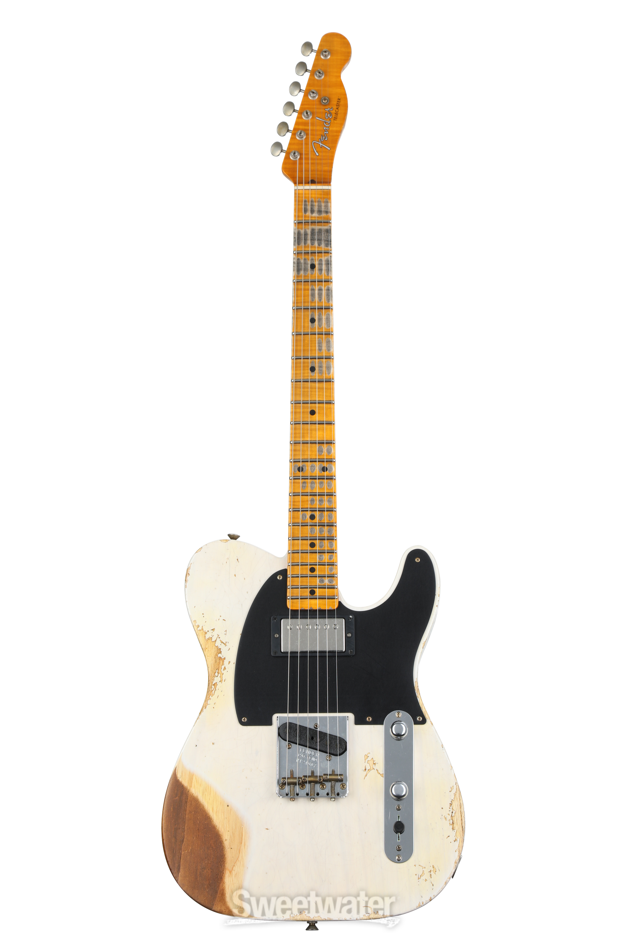 Fender Custom Shop Limited-edition '53 HS Telecaster Heavy Relic Electric  Guitar - Aged White Blonde