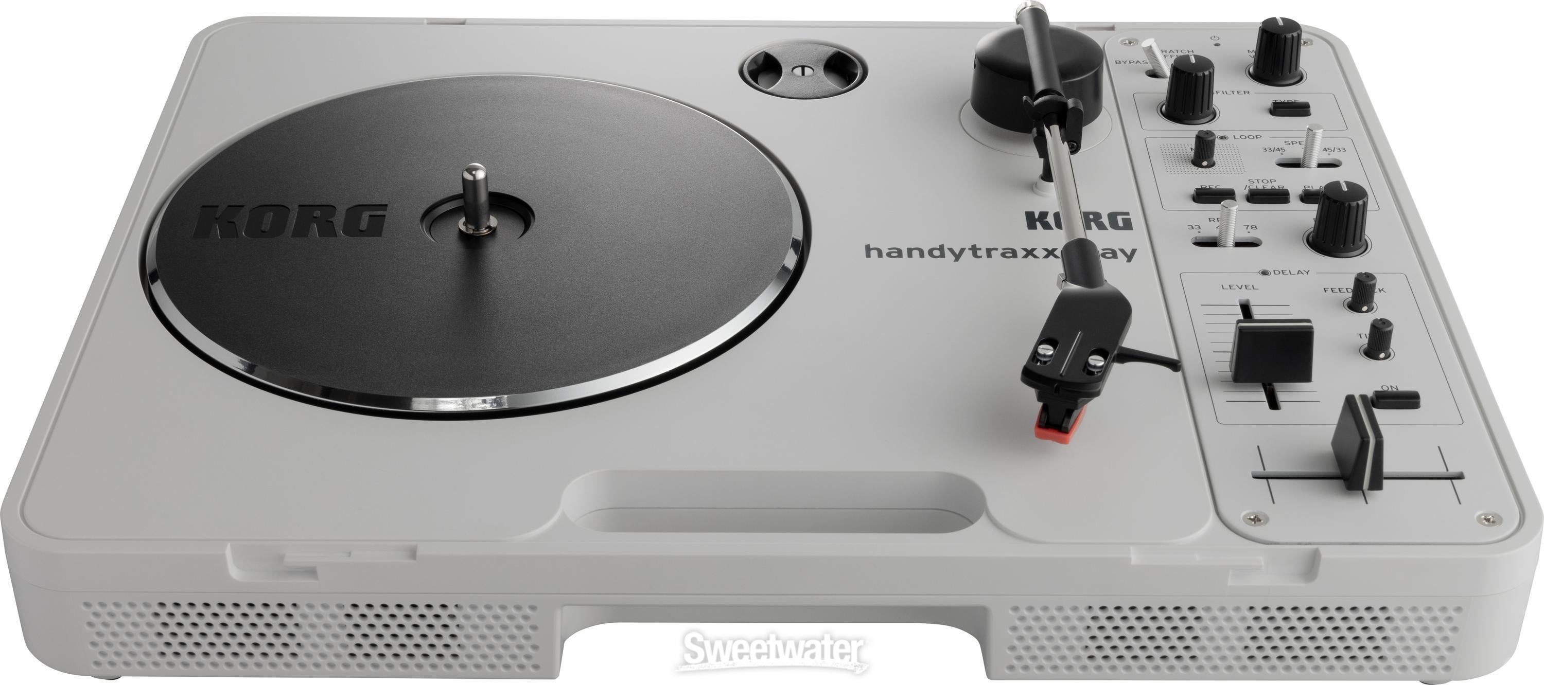 KORG handytraxx play ターンテーブル handytraxx play - PORTABLE RECORD PLAYER | KORG (USA)