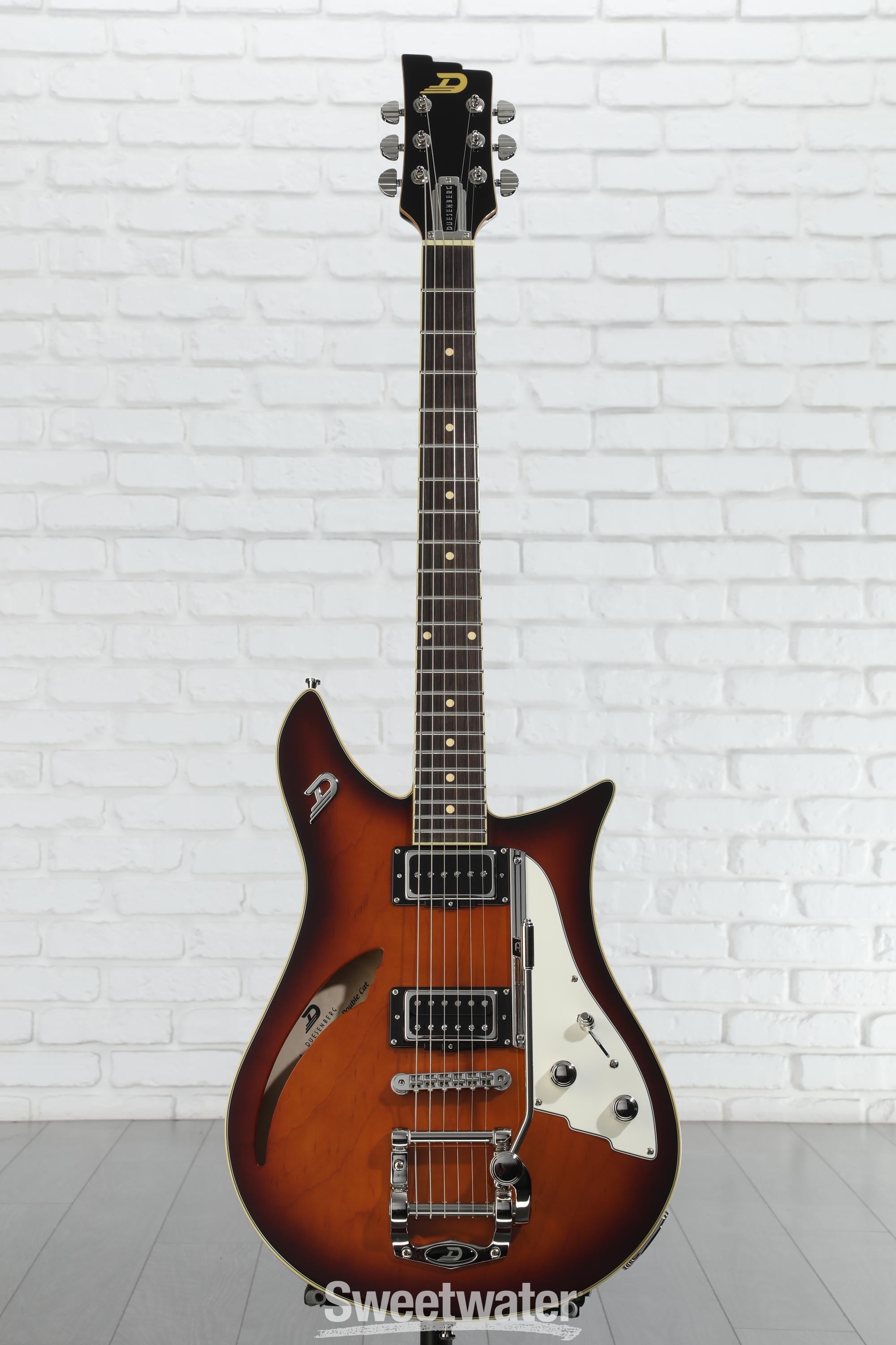Duesenberg Double Cat Electric Guitar - Vintage Burst