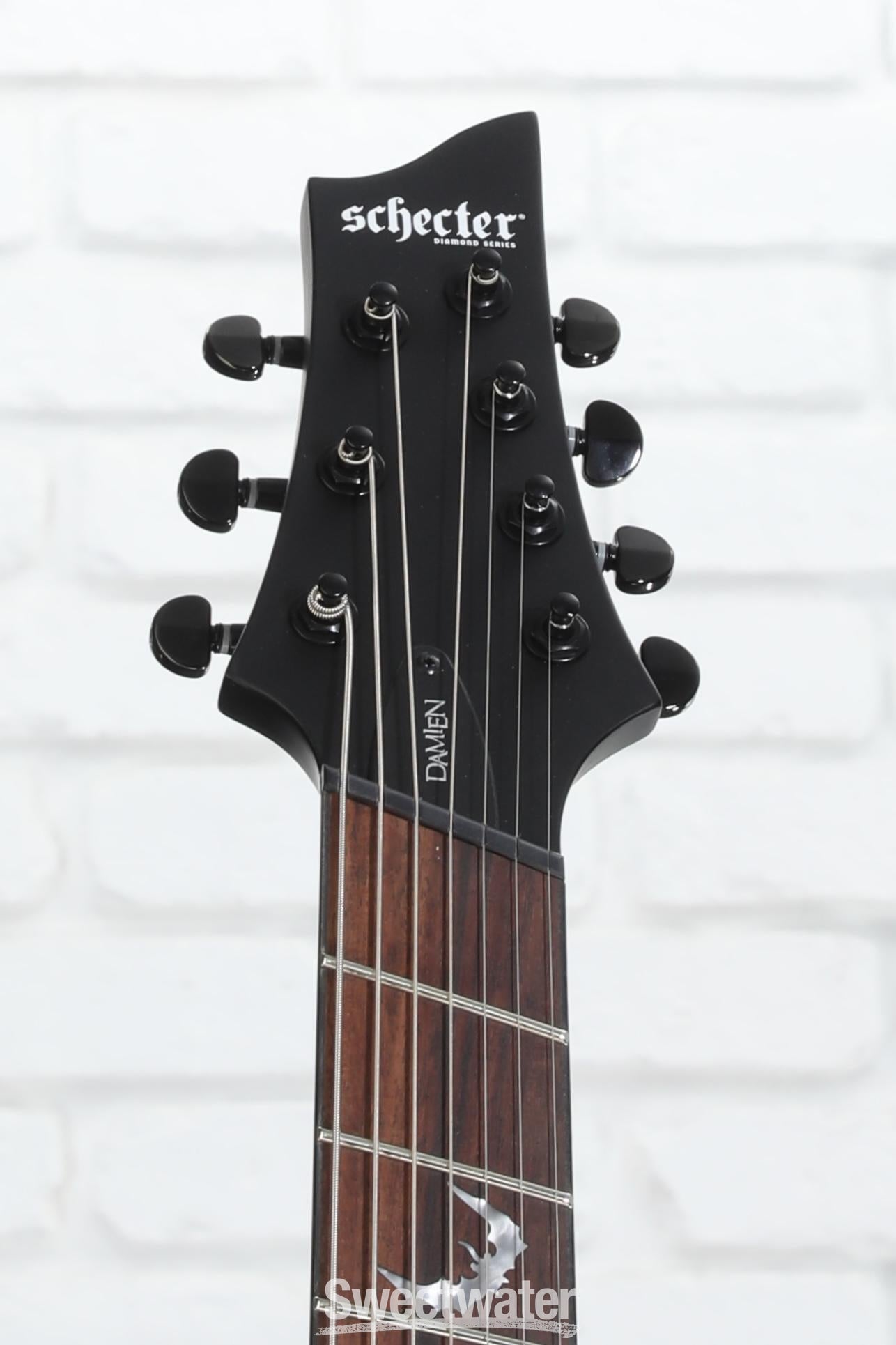 Schecter Damien-7 Multiscale 7-string Electric Guitar - Satin