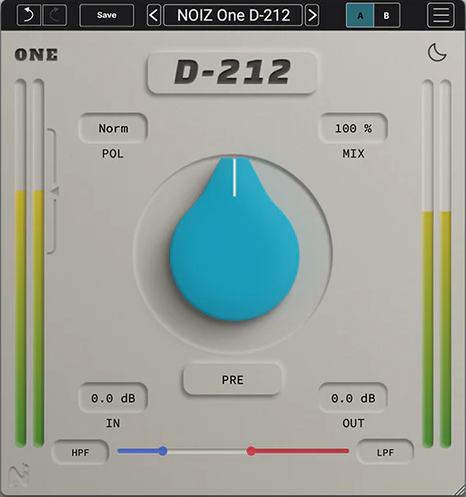 Photo of KIT Plugins NOIZ One D-212 Saturation Plug-in