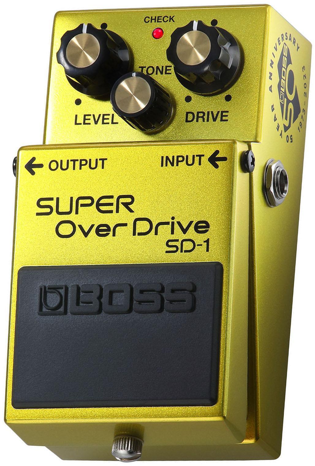Boss Limited-edition 50th-anniversary SD-1 Super Overdrive Pedal