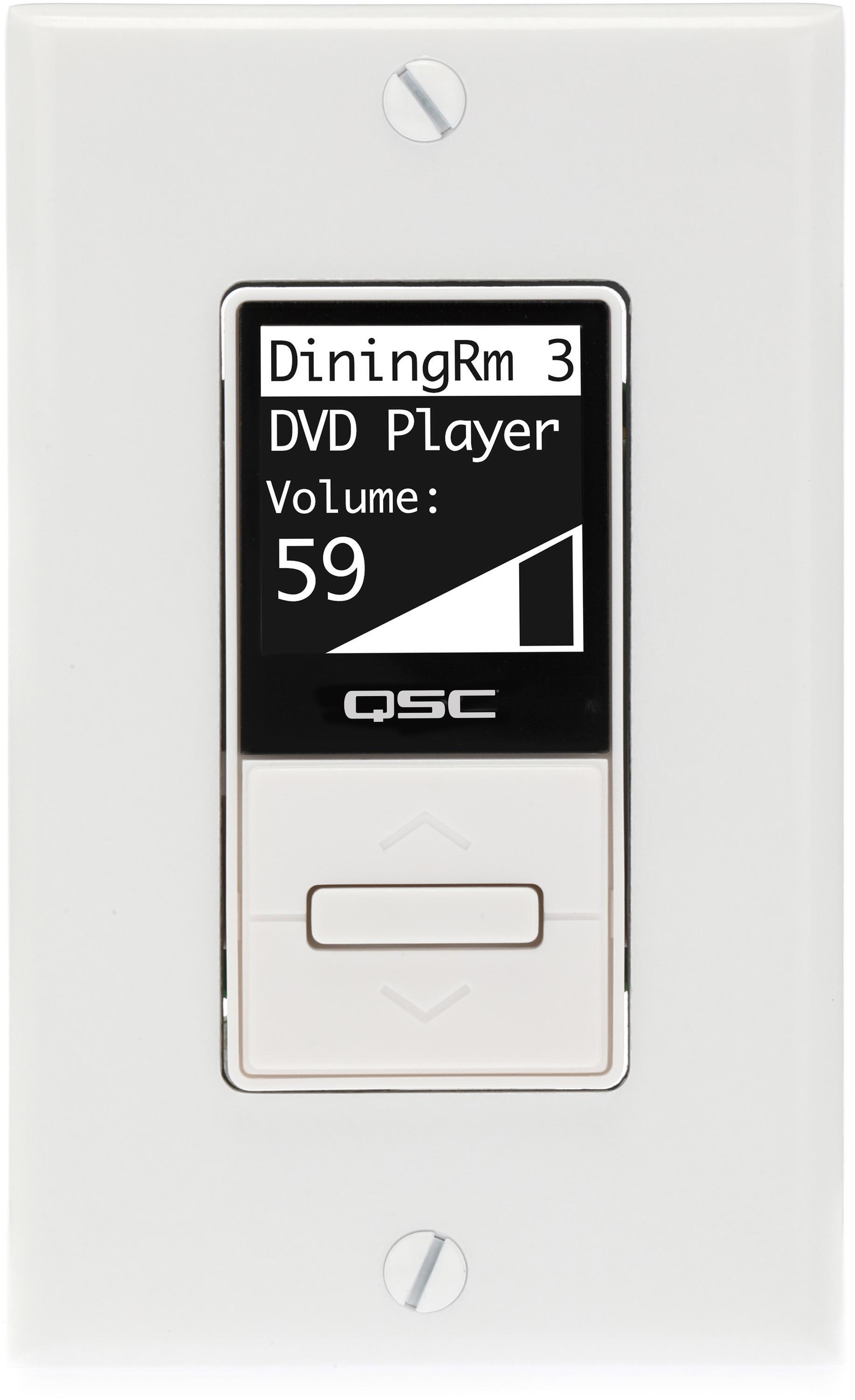 QSC MPMFC MPM Zone Mixer Controller White Sweetwater