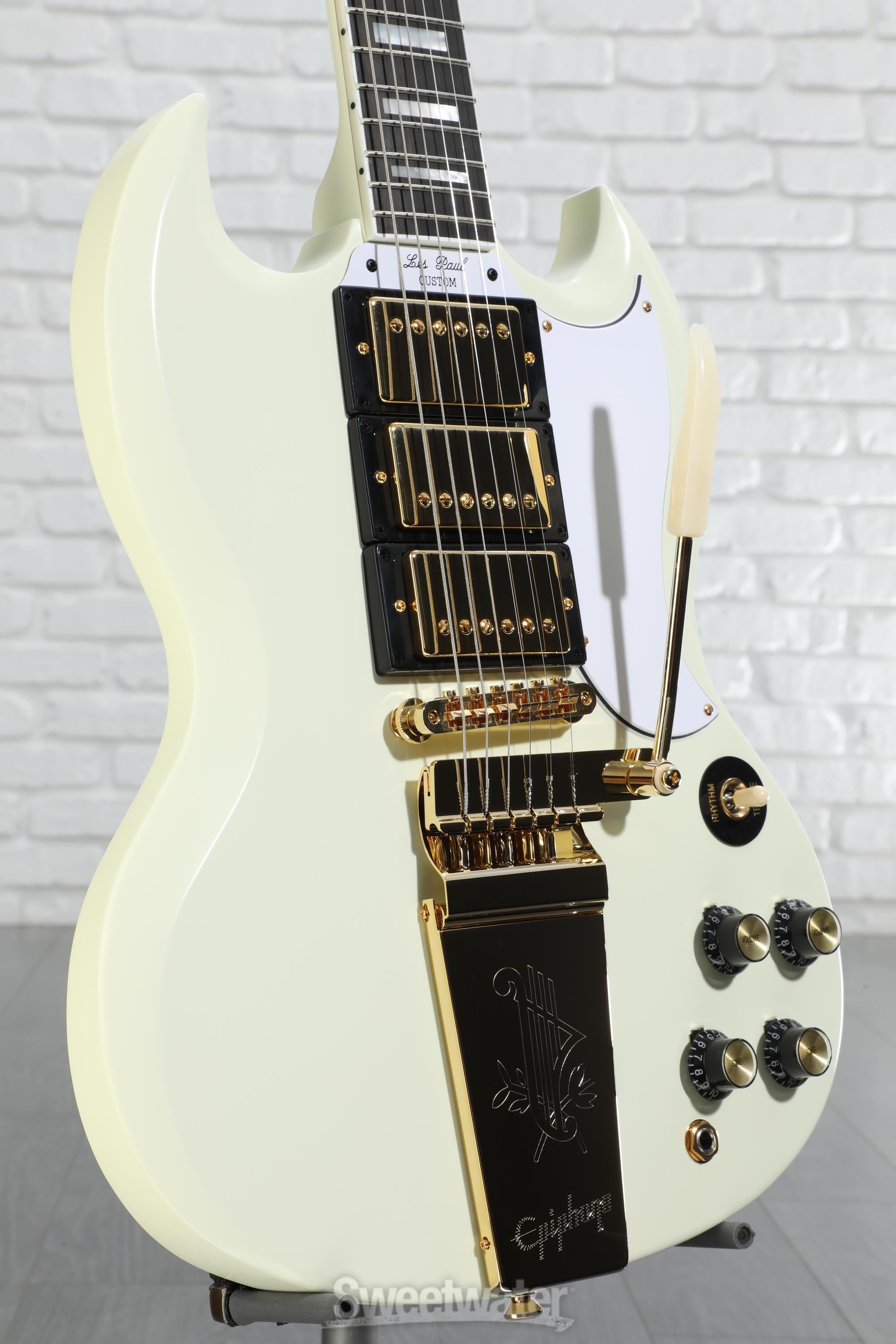 Epiphone 1963 SG Custom Electric Guitar - Classic White VOS
