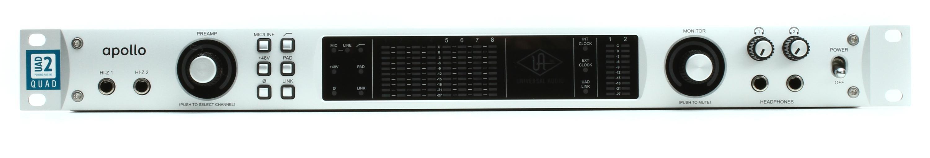 Universal Audio Apollo QUAD - Thunderbolt | Sweetwater