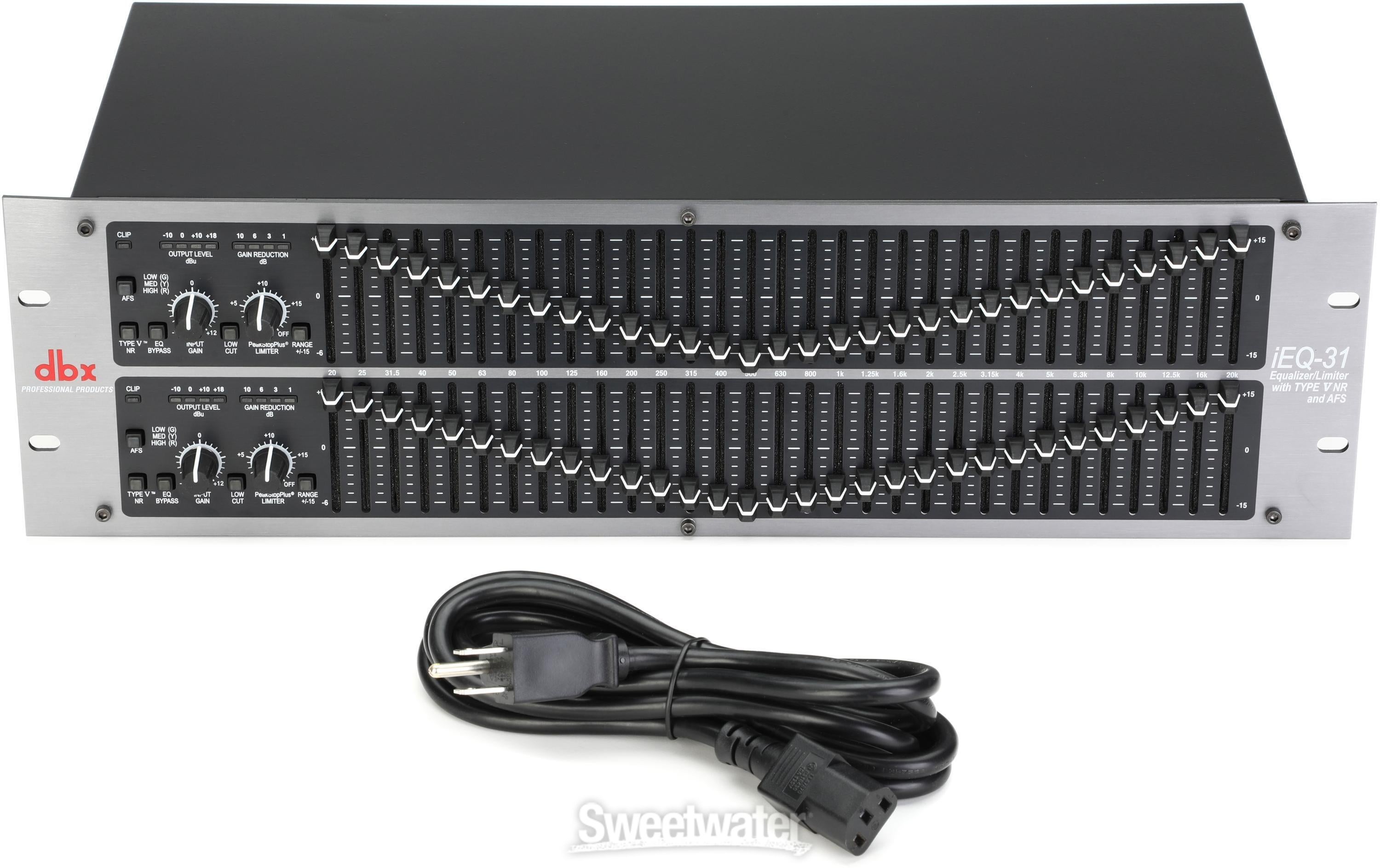 dbx iEQ-31 Dual 31-band Graphic Equalizer | Sweetwater