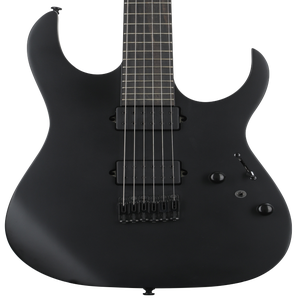 Ibanez RGRTB621 Iron Label Electric Guitar - Black Flat | Sweetwater