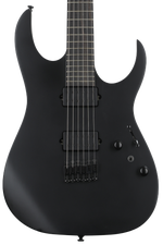 Photo of Ibanez RGRTB621 Iron Label Electric Guitar - Black Flat