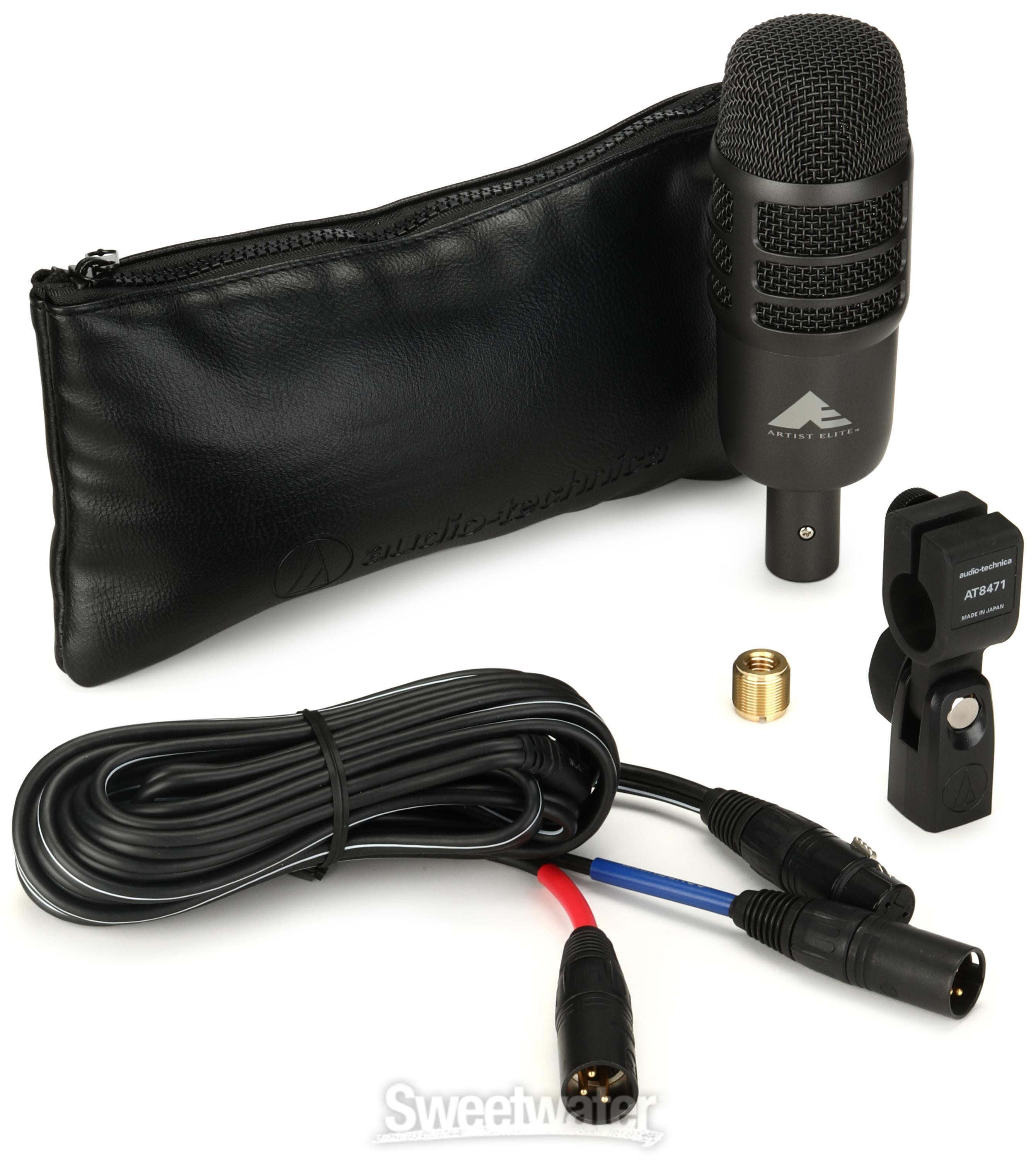 Audio-Technica AE2500 Dual-element Cardioid Dynamic Instrument Microphone