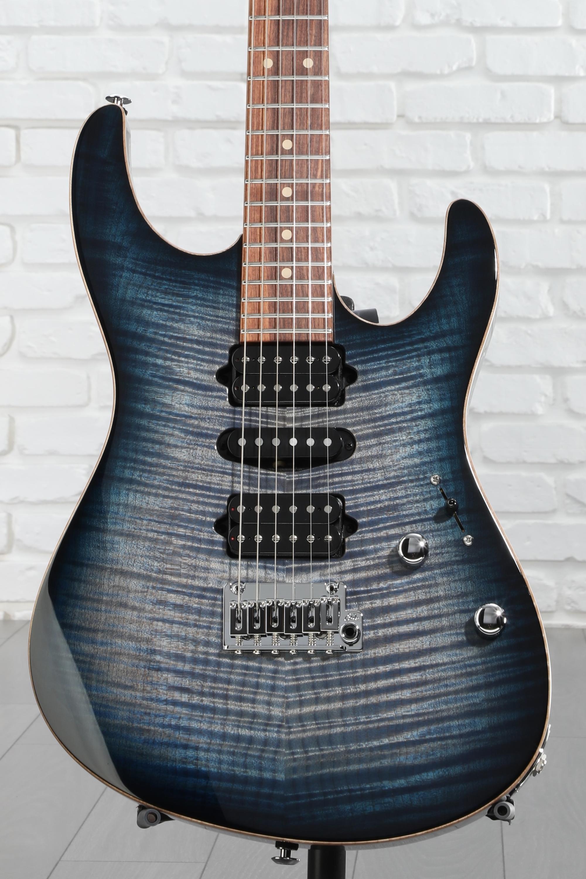 Suhr Modern (Trans Black) 新品同様・ほぼ未使用 Suhr Modern Custom Trans Black Burst Select Quilt JS3W6T