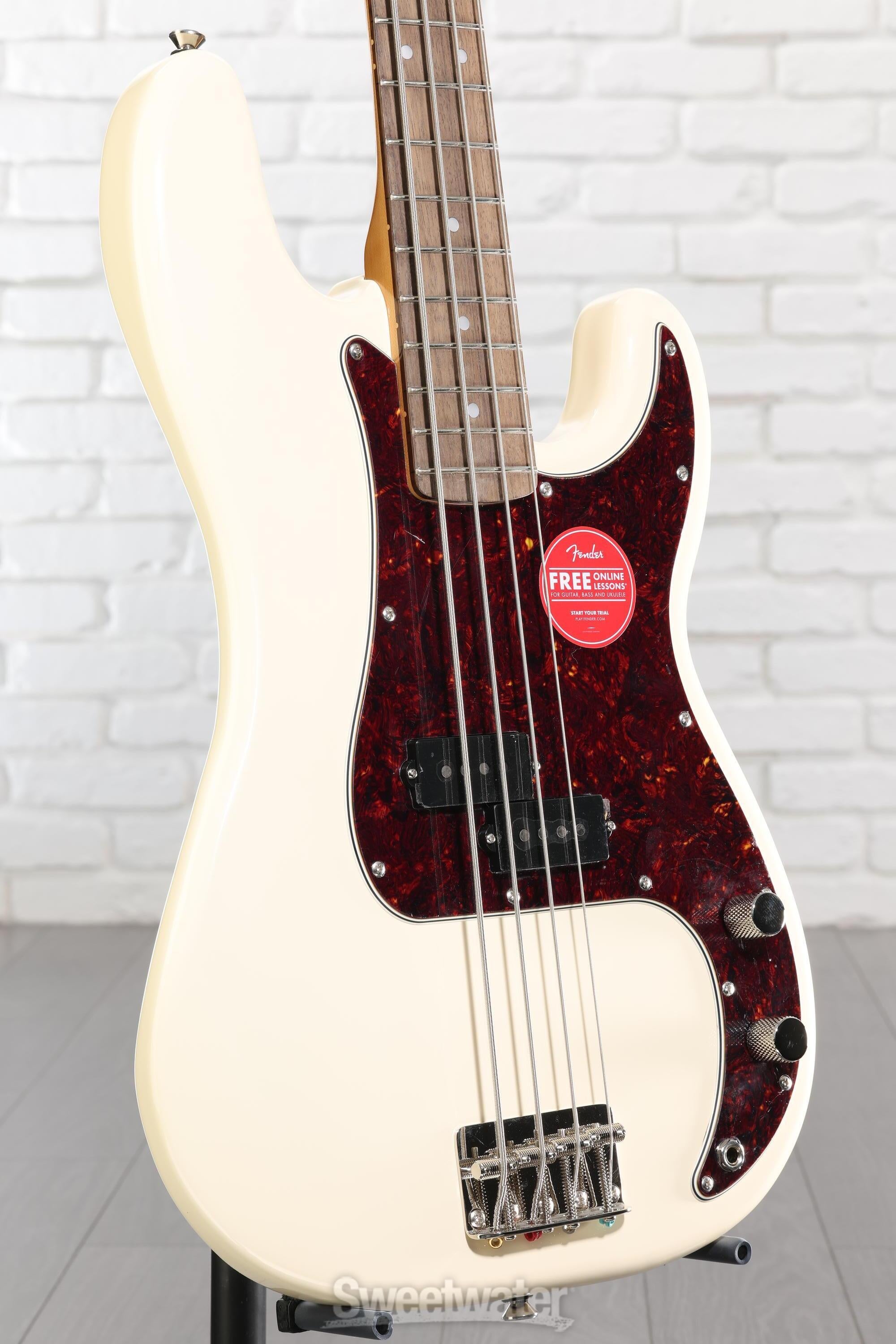 Squier Classic Vibe '60s Precision Bass - Olympic White | Sweetwater