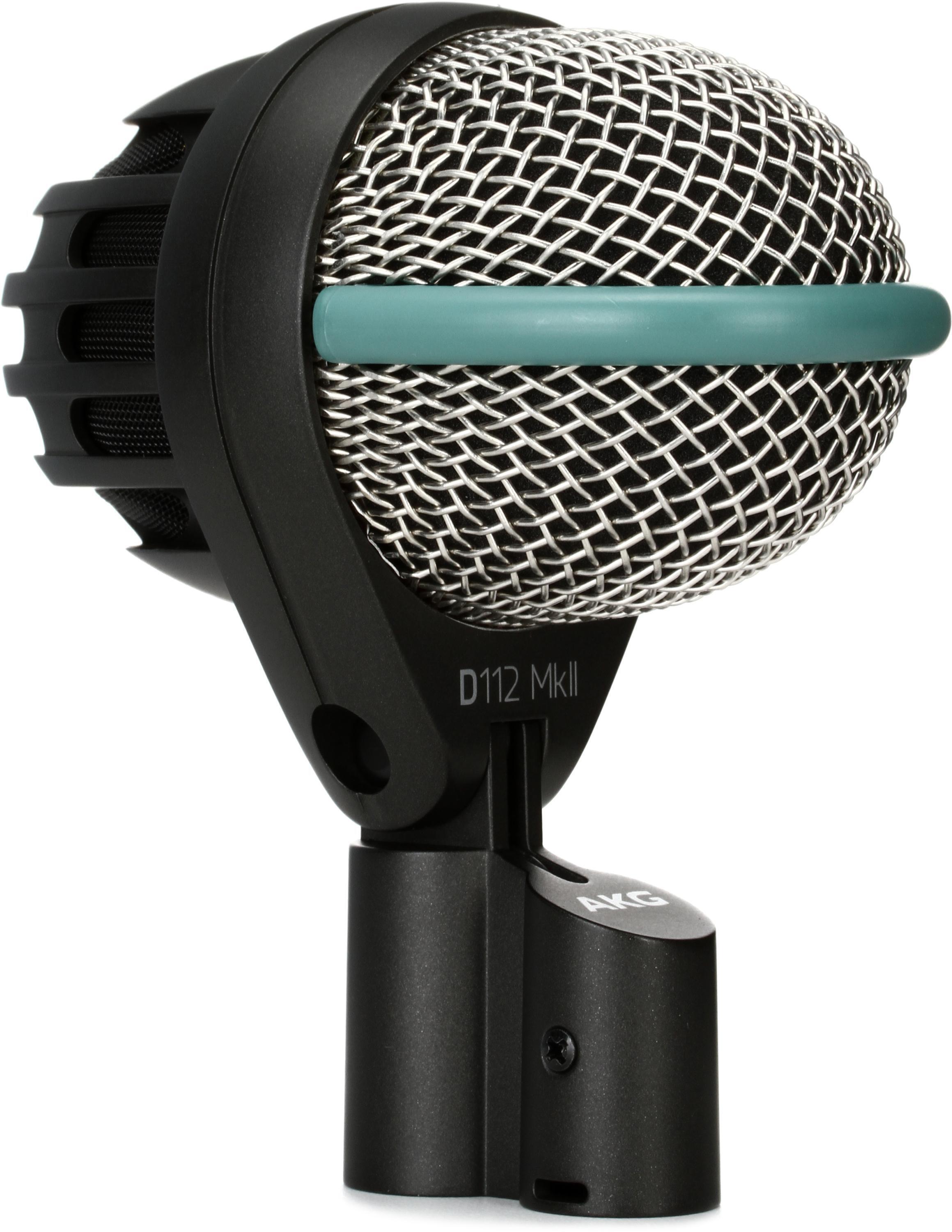 Bundled Item: AKG D112 MKII Cardioid Dynamic Kick Drum Microphone
