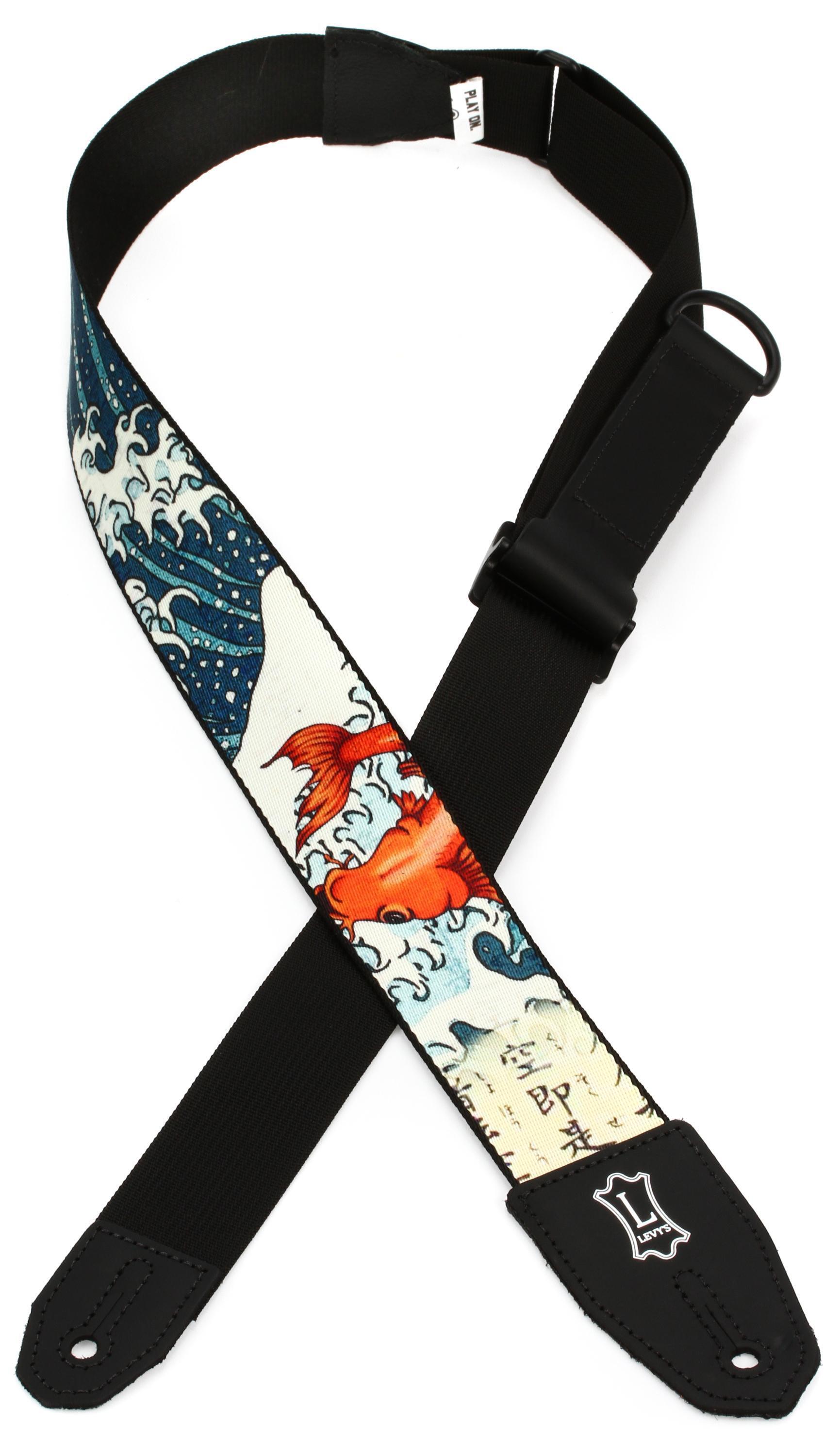 Levy's MPRH-16 Right Height Polyester Guitar Strap - Koi | Sweetwater