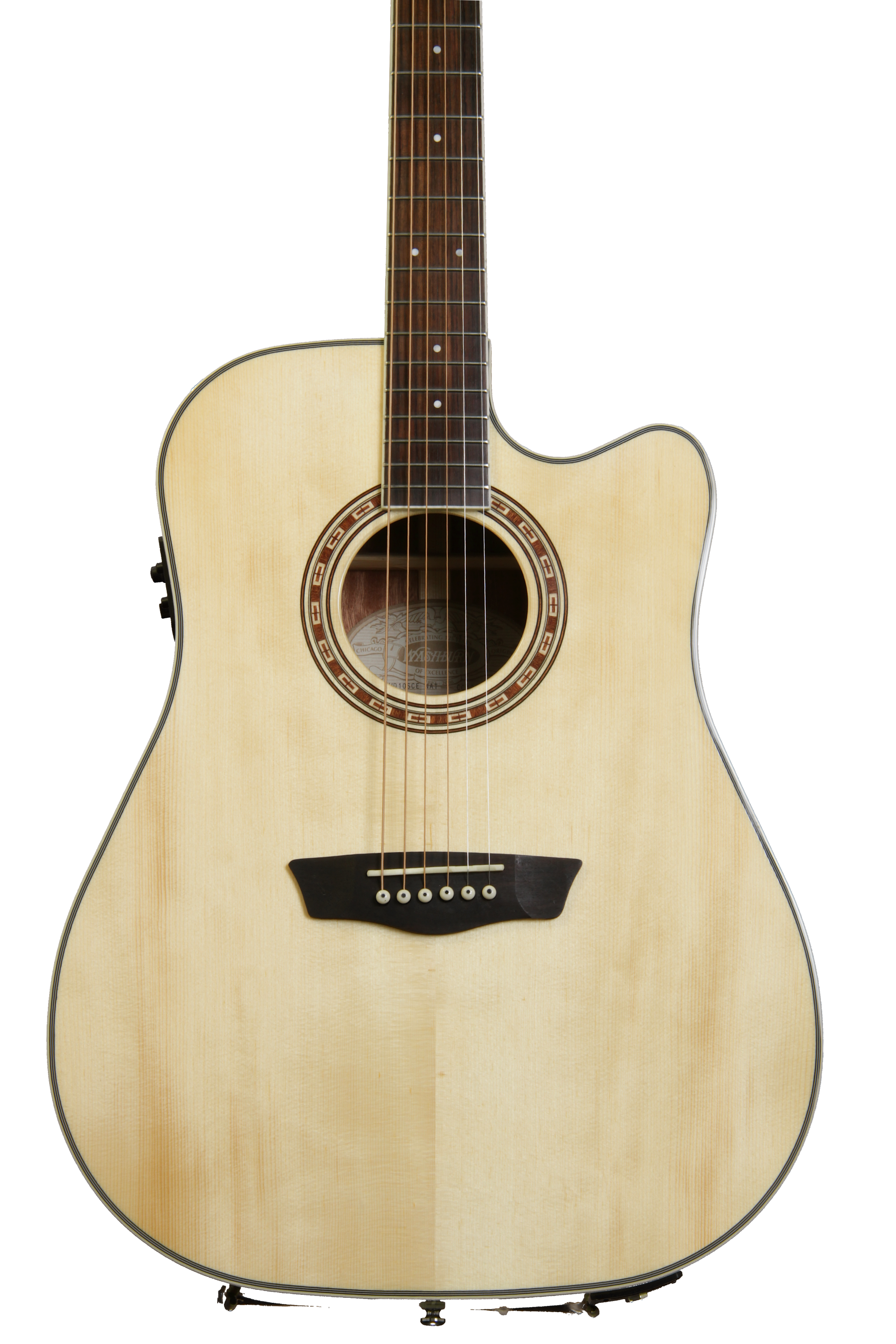 Washburn 値下げ！ Washburn WD10SCE Dreadnought Cutaway - Natural | Sweetwater