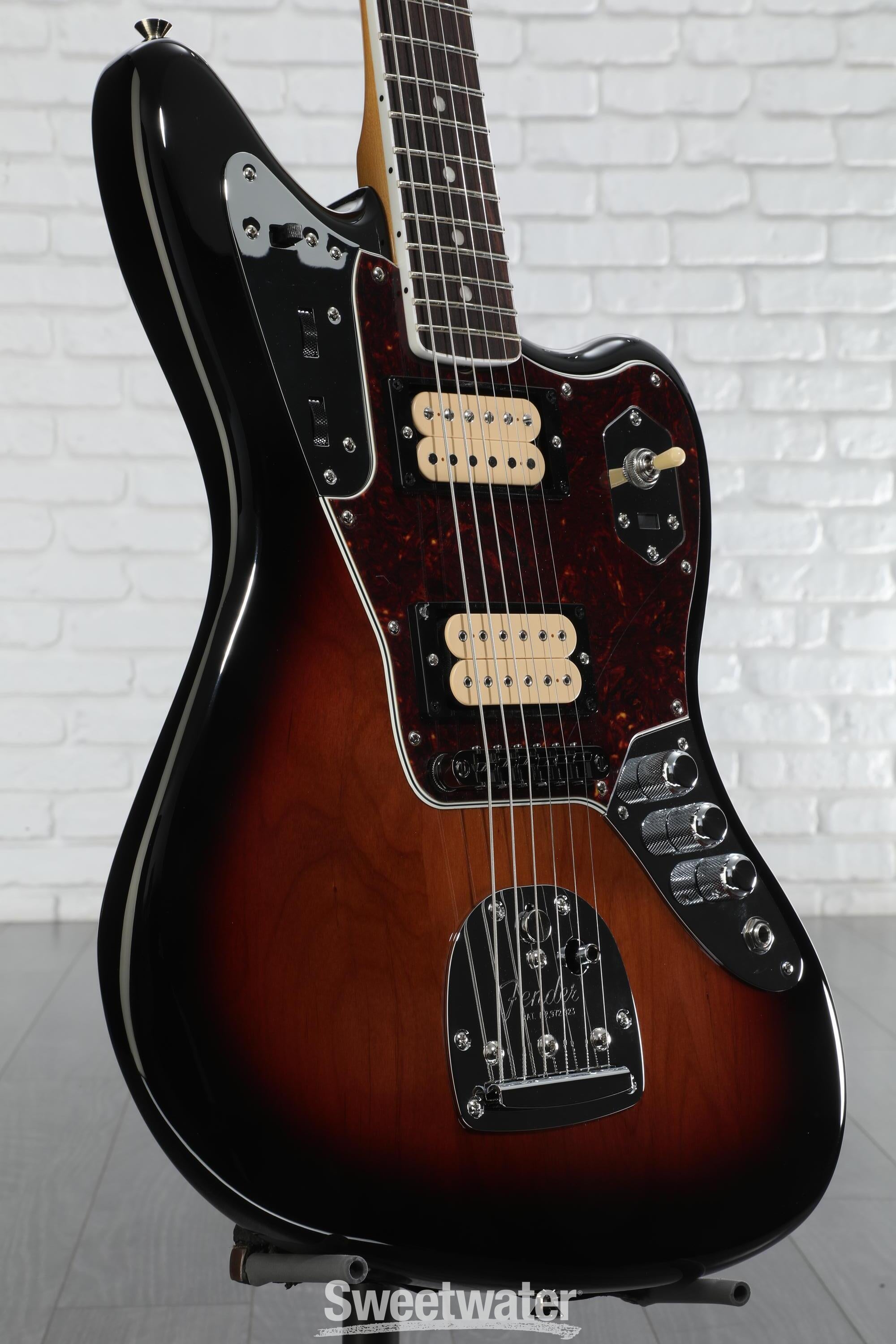 ギター FENDER Kurt Cobain Jaguar NOS Fender Kurt Cobain Jaguar Electric Guitar - 3-Tone Sunburst