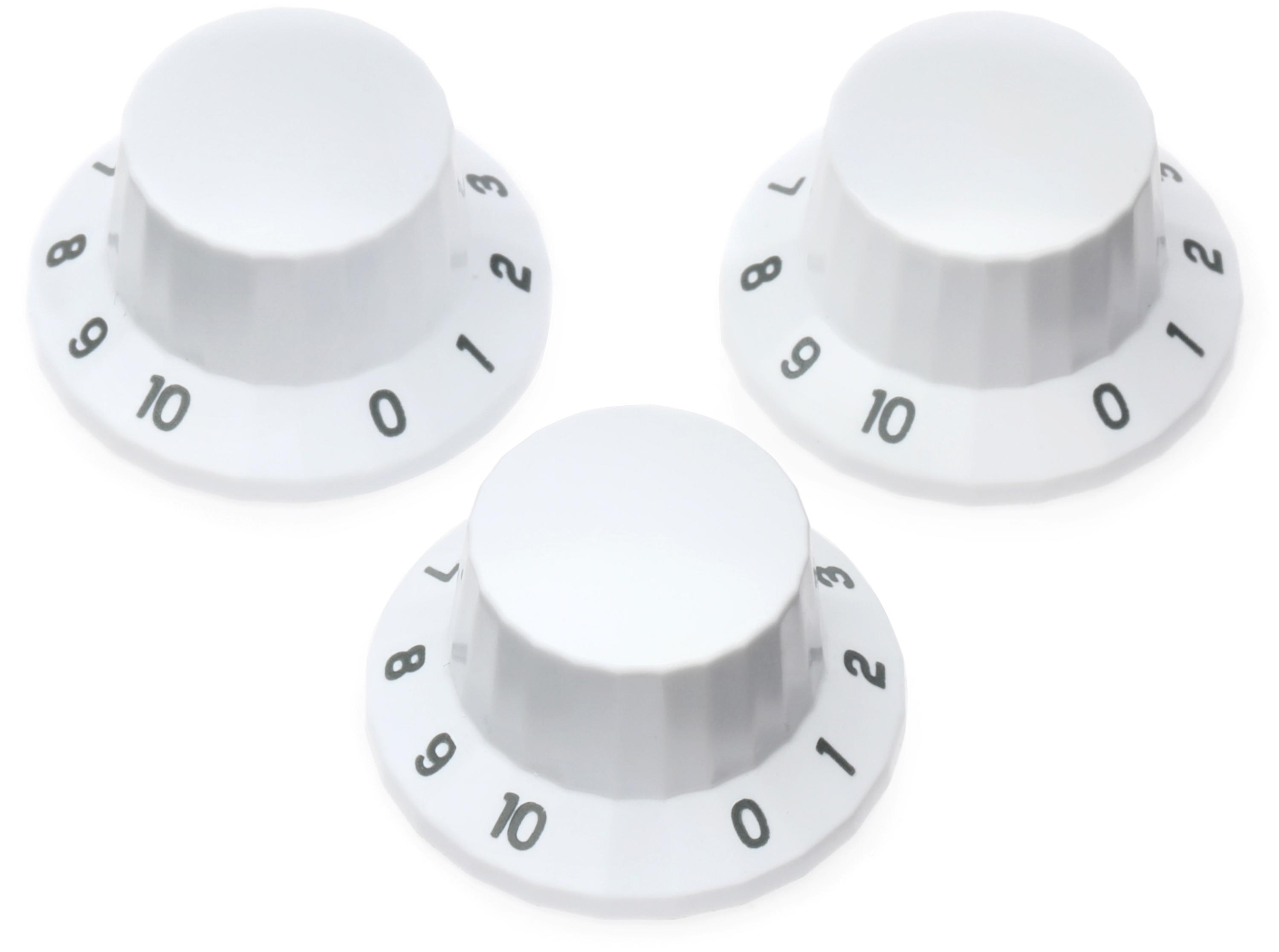 Photo of PRS Silver Sky Knobs - White (set of 3)