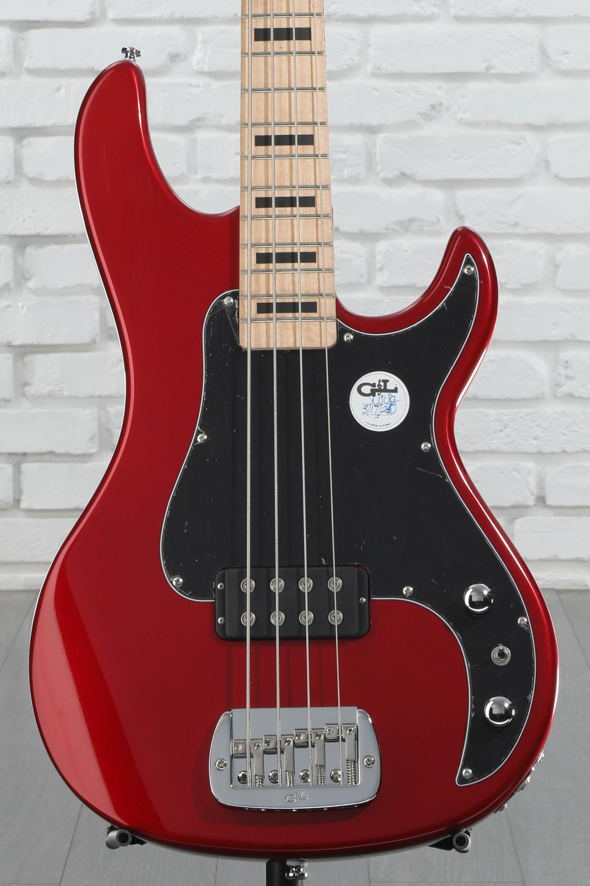 G&L Tribute Kiloton Bass Guitar - Candy Apple Red | Sweetwater