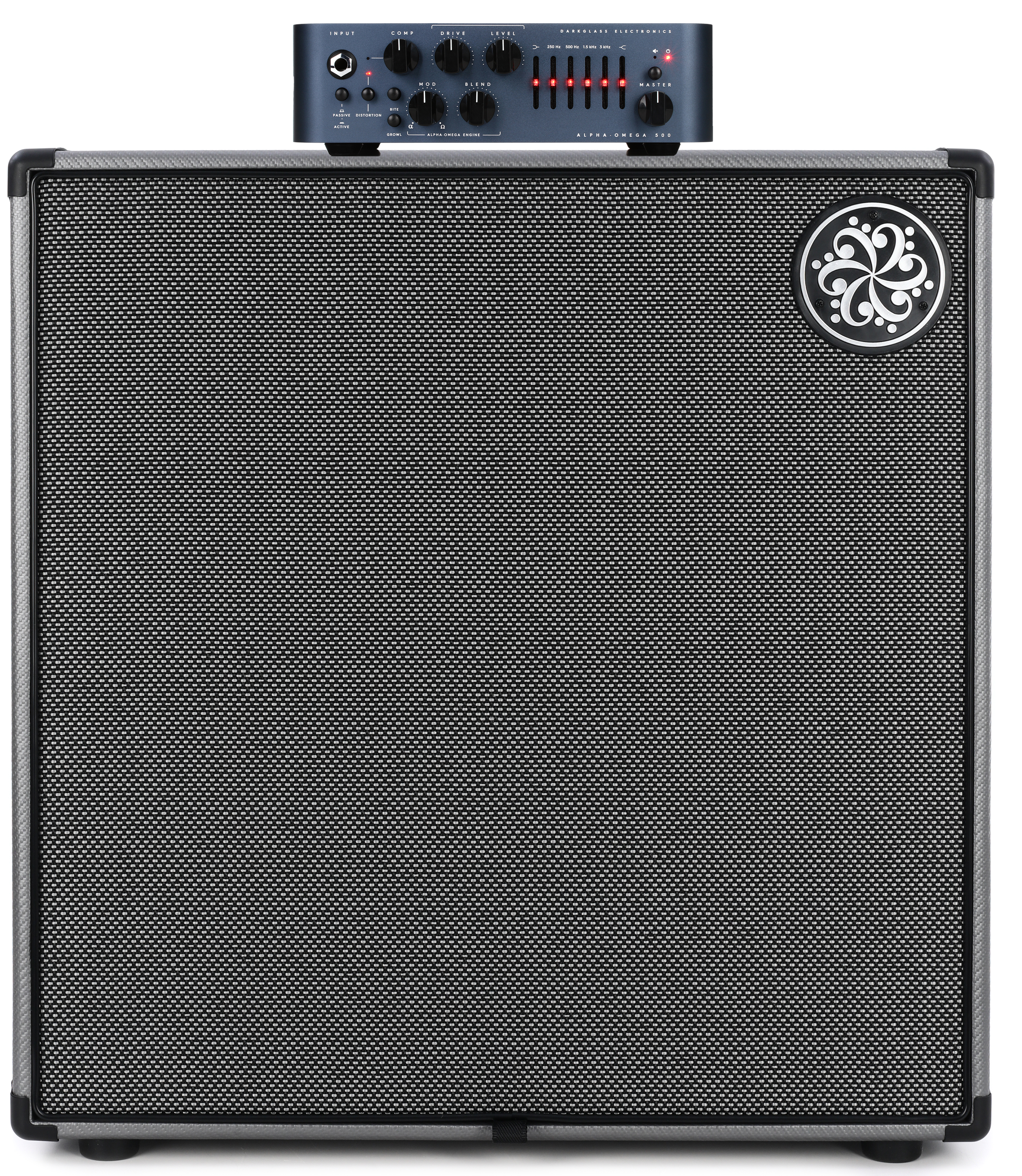 Darkglass Alpha-Omega 500 - 500-watt Bass Head and 1000-watt 4x10