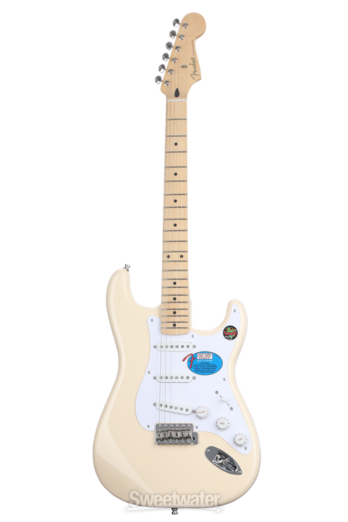 Fender Jimmie Vaughan Tex-Mex Stratocaster - Olympic White with Maple  Fingerboard