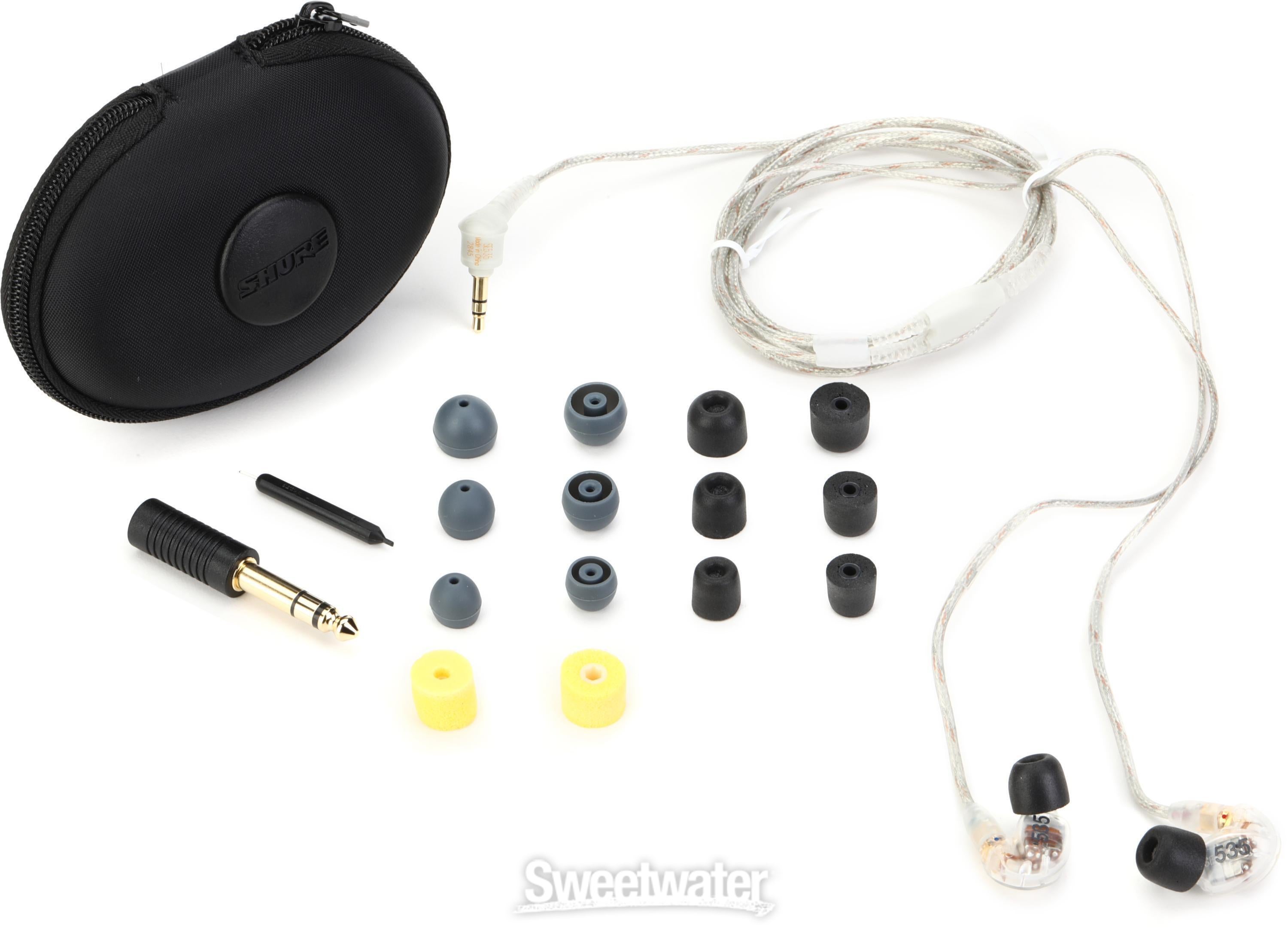 Shure SE535 Sound Isolating Earphones - Clear | Sweetwater