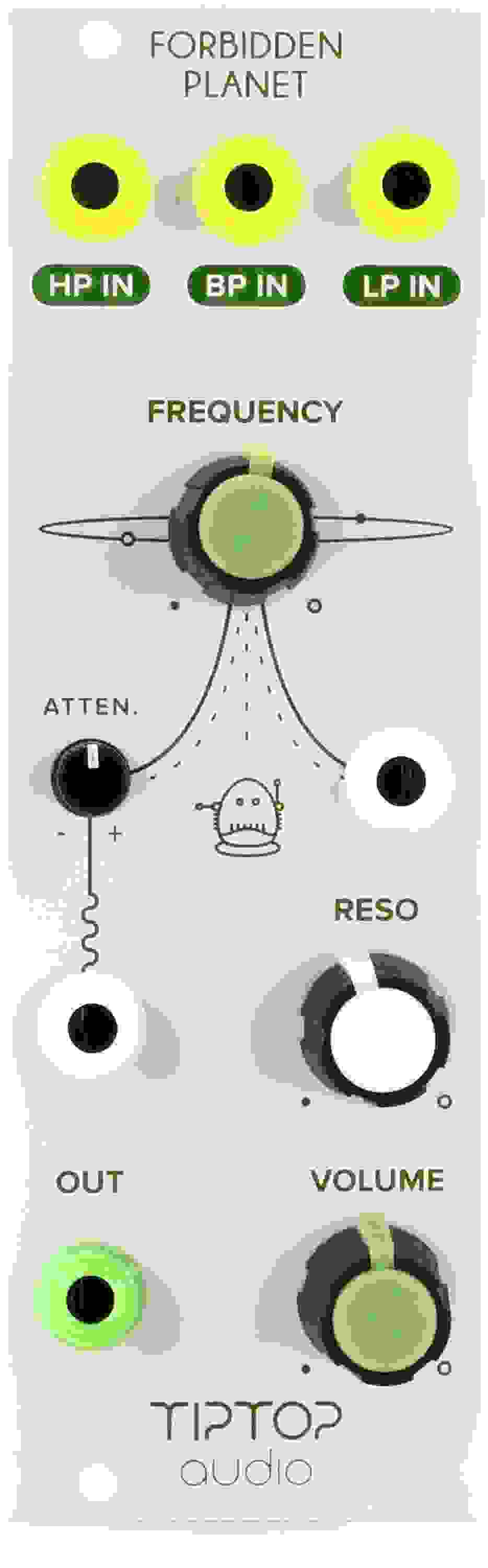 Tiptop Audio Forbidden Analog Filter Module White Sweetwater