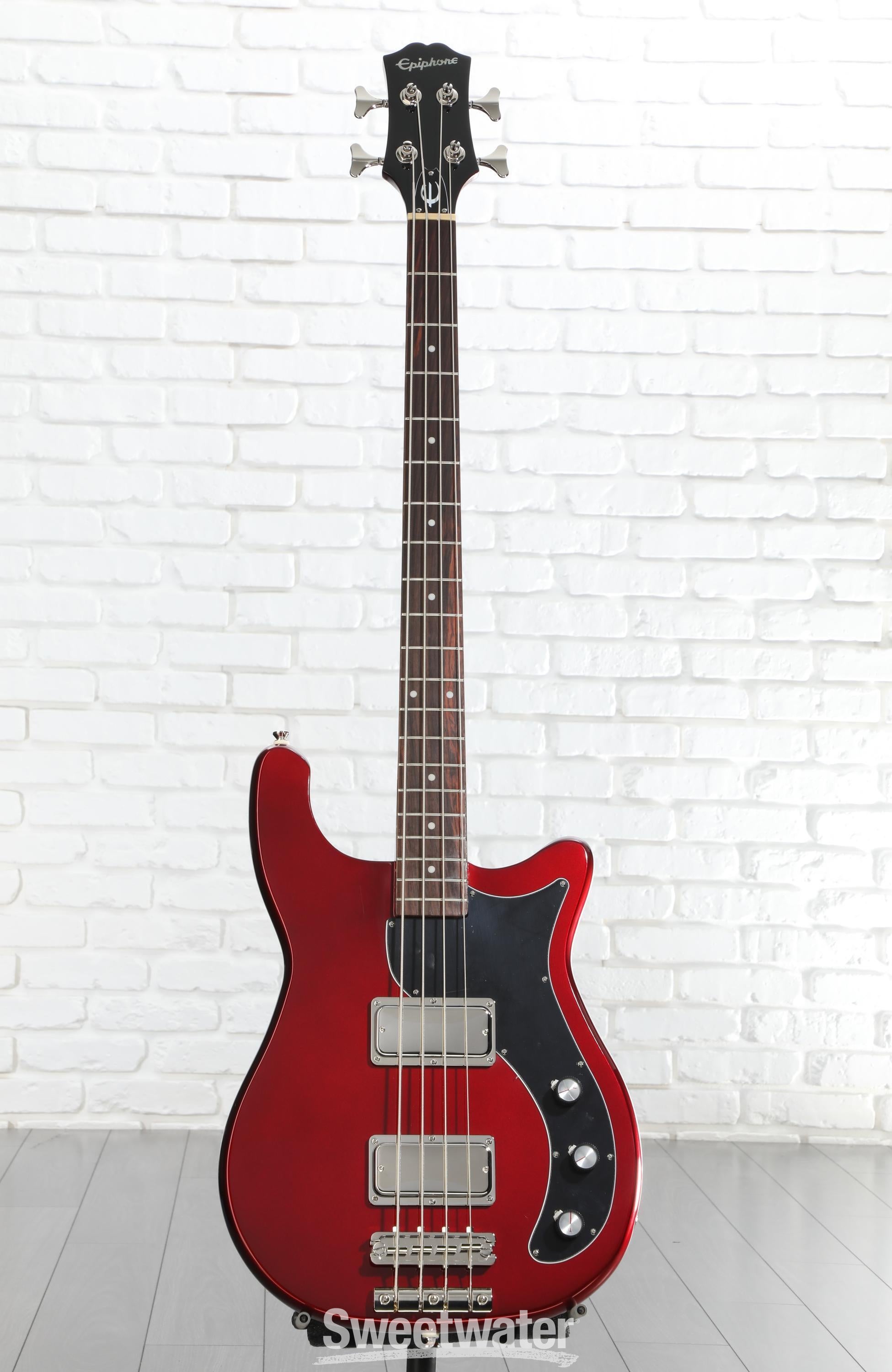 Epiphone Embassy Bass Guitar - Sparkling Burgundy | Sweetwater