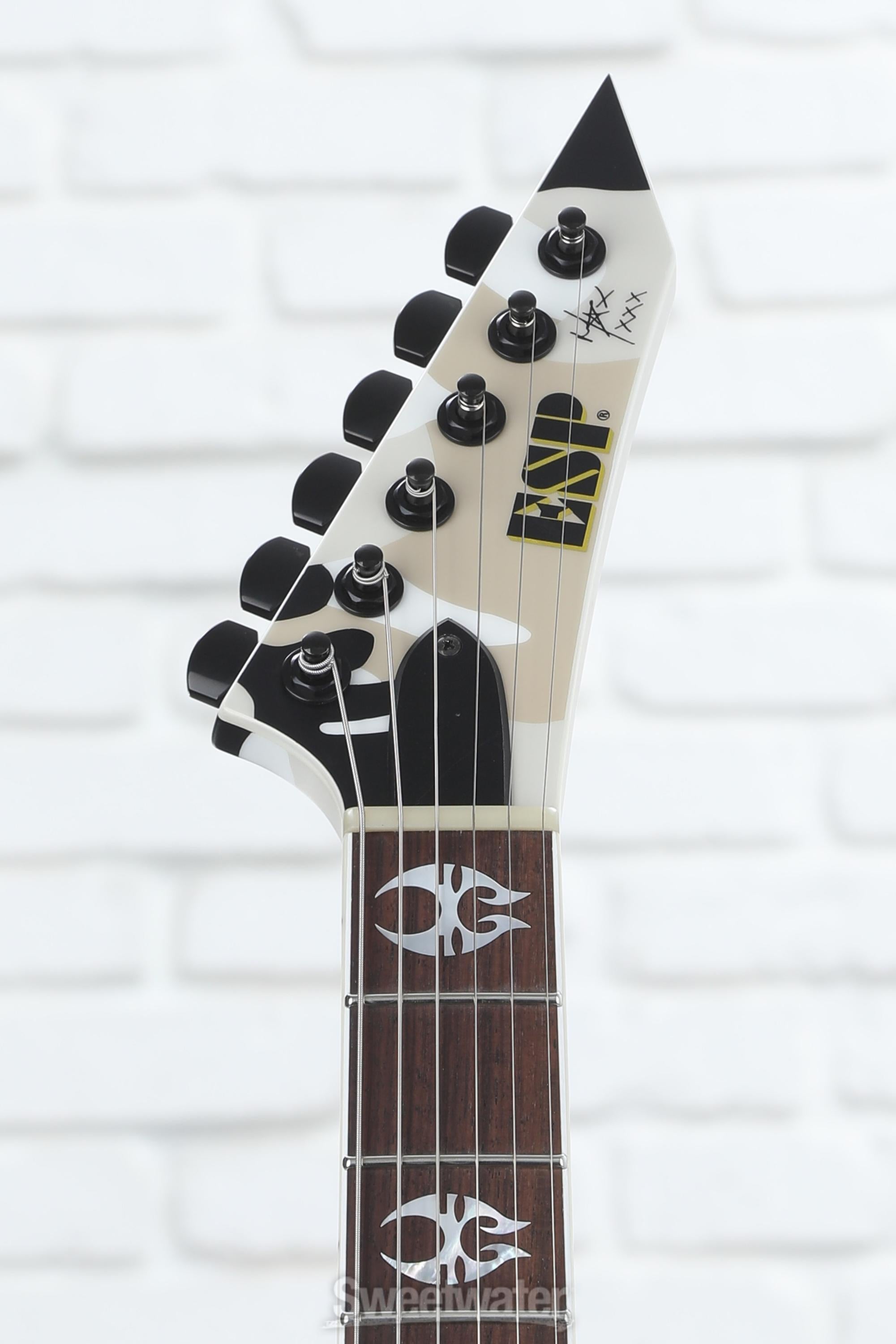 ESP Max Cavalera RPR Signature Electric Guitar - Black Desert Camo