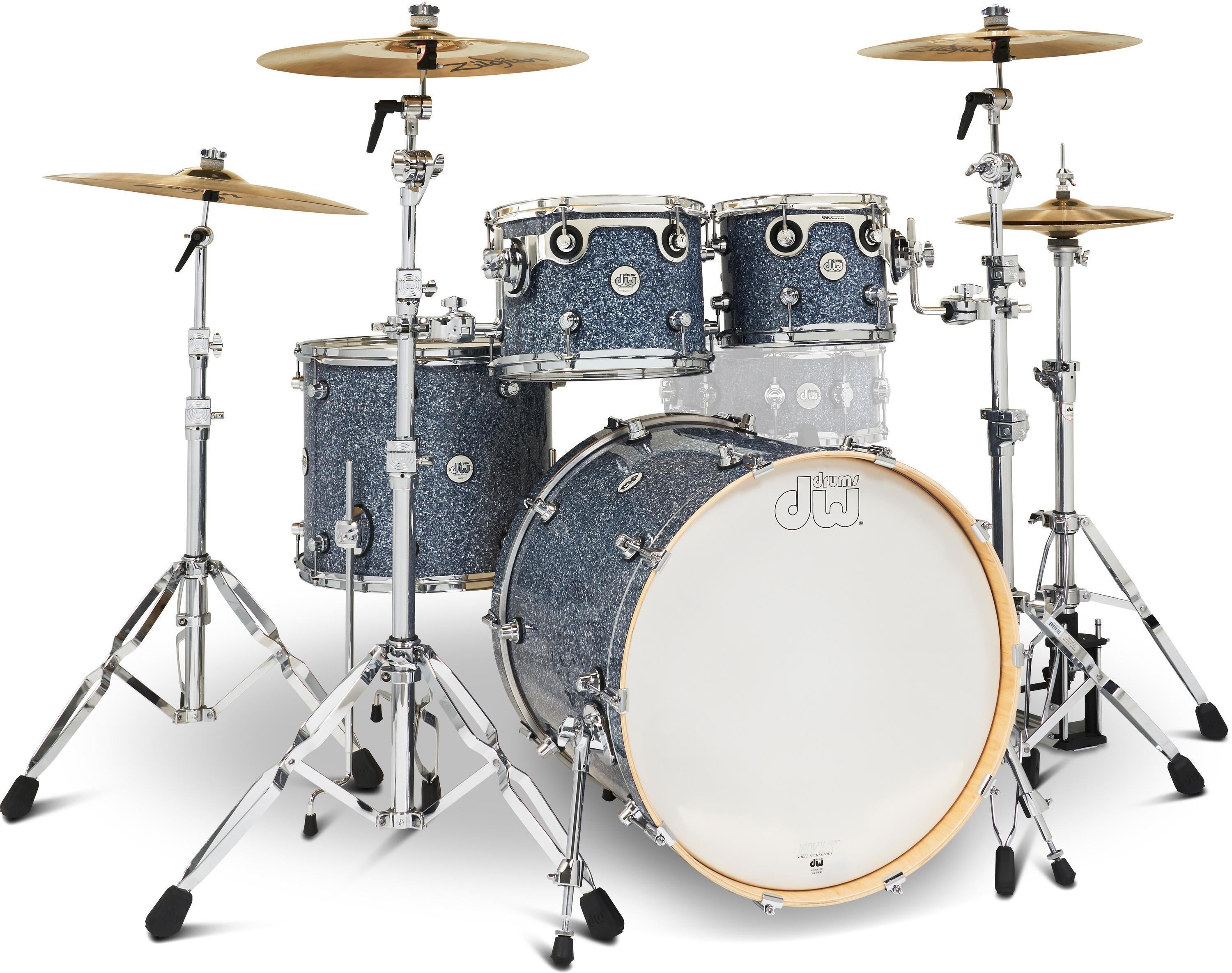 DW Design Series 4-piece Shell Pack - Blue Granite, Limited