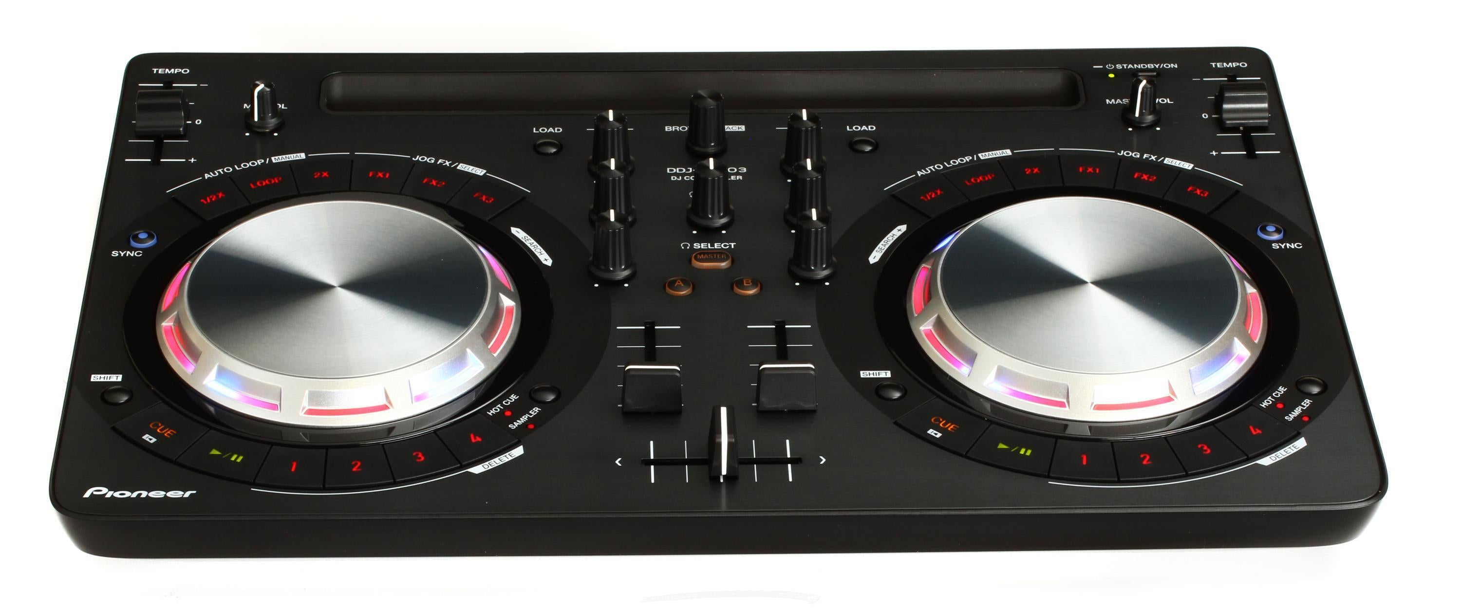 Pioneer DJ DDJ-WeGO3 Compact DJ Controller with iOS support