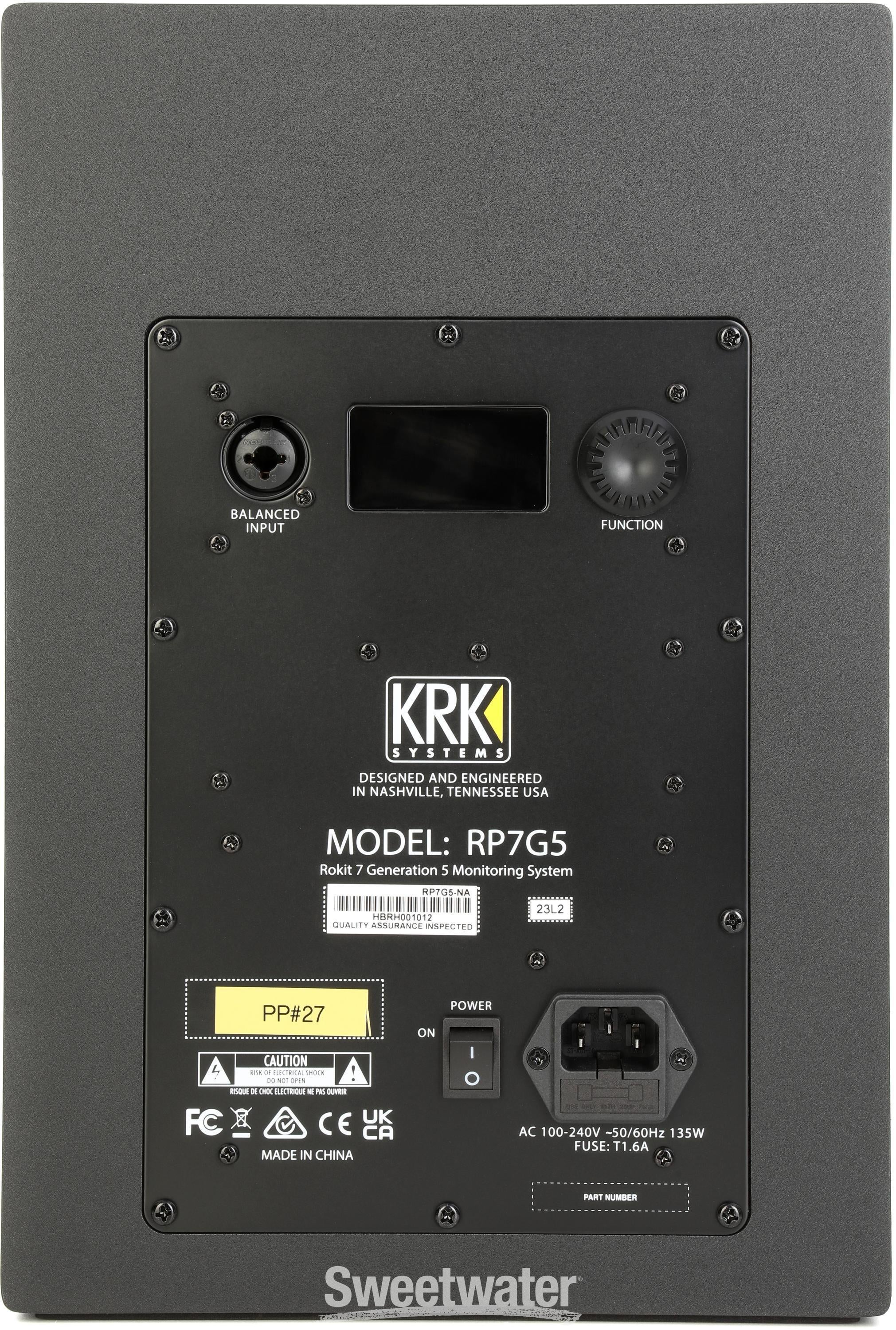 Rokit® 7 Generation Five Powered Studio Monitor – krkmusic