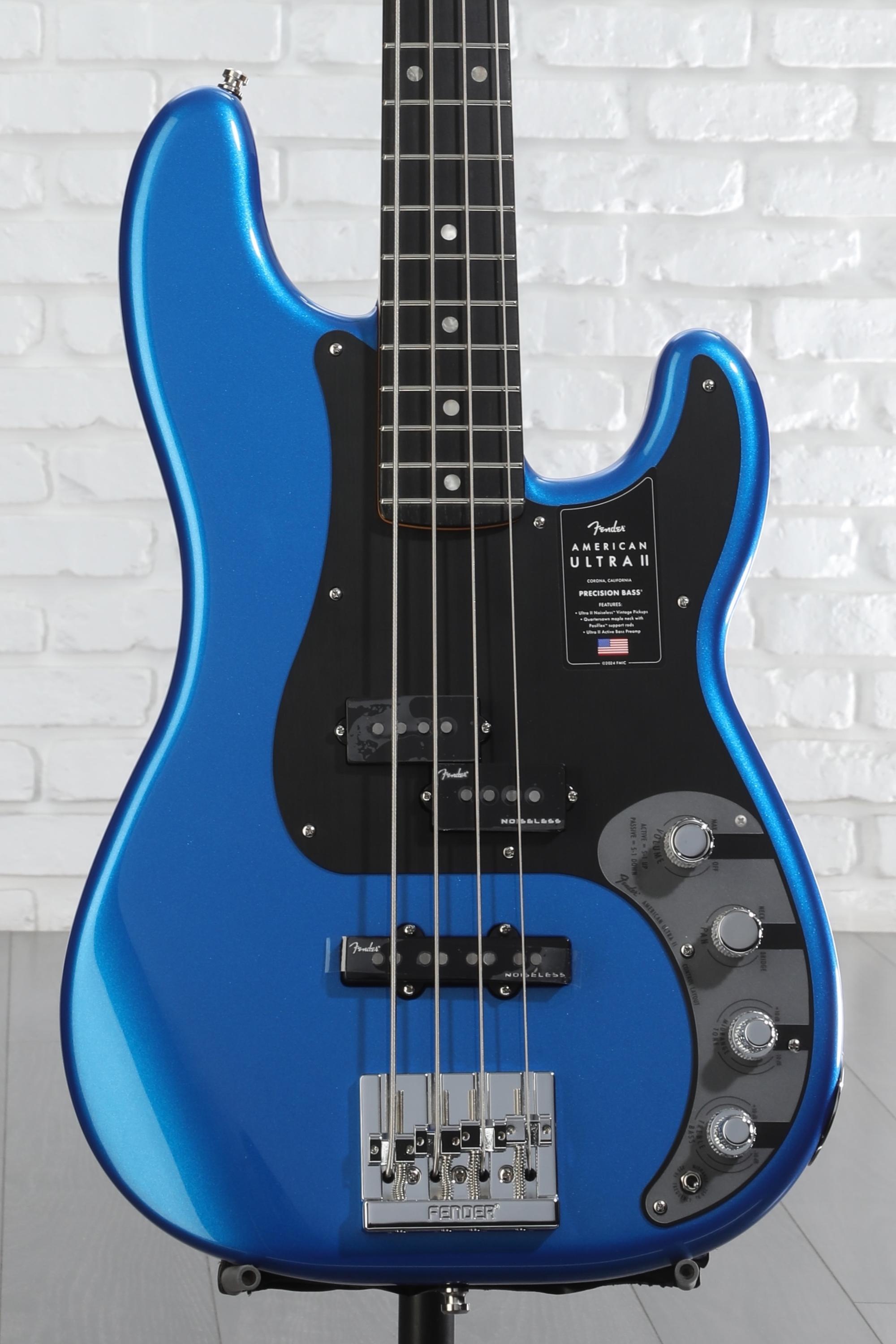 Fender American Ultra II Precision Bass - Noble Blue