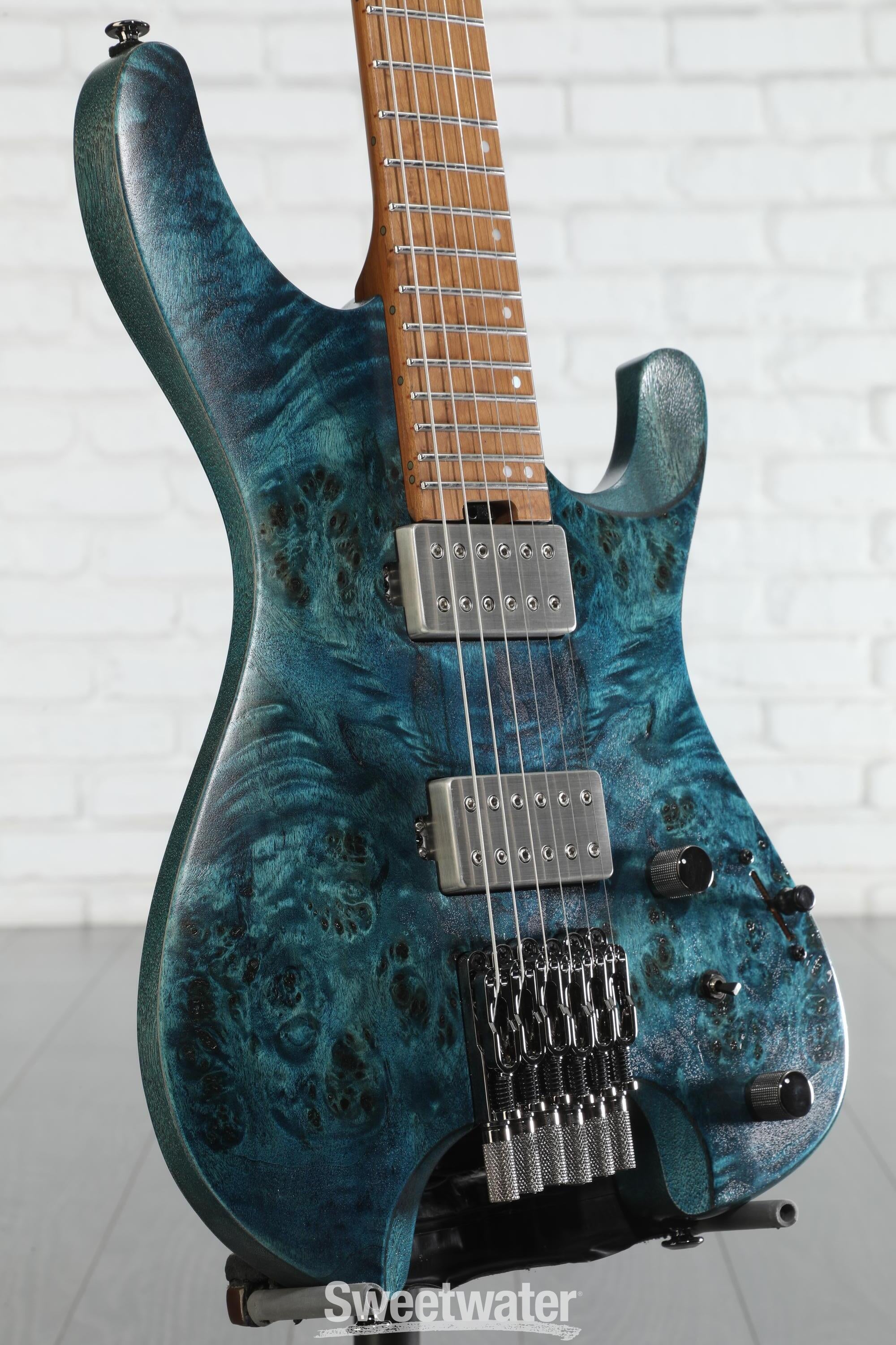 Ibanez Q52PB Electric Guitar - Cosmic Blue Low Gloss | Sweetwater
