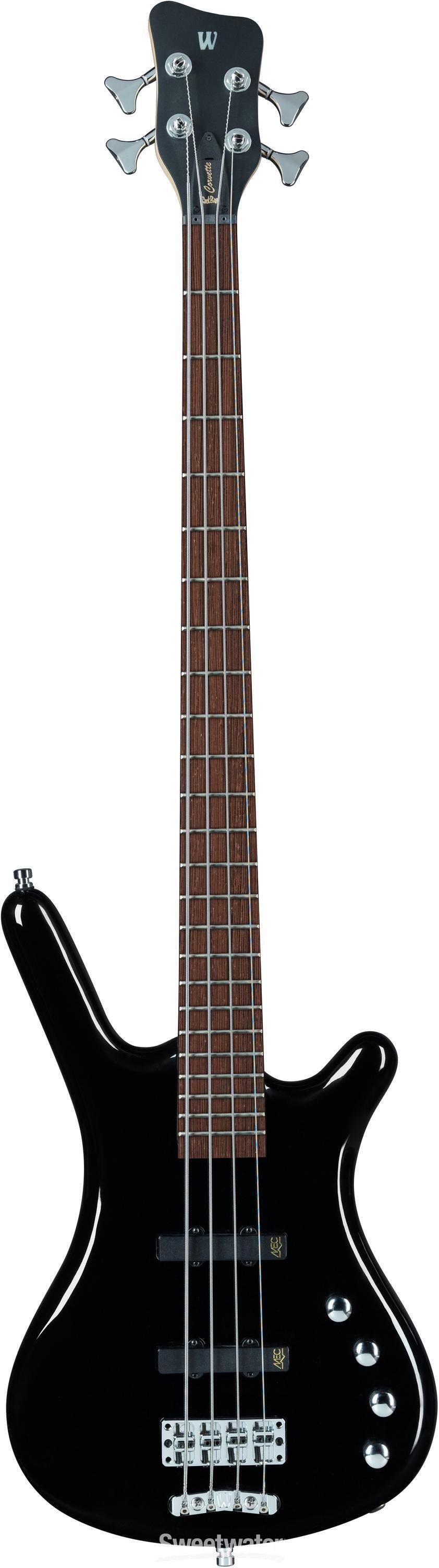 に*ん様 Warwick RockBass Corvette 5st activ Warwick RockBass Corvette Basic Bass Guitar - Solid Black
