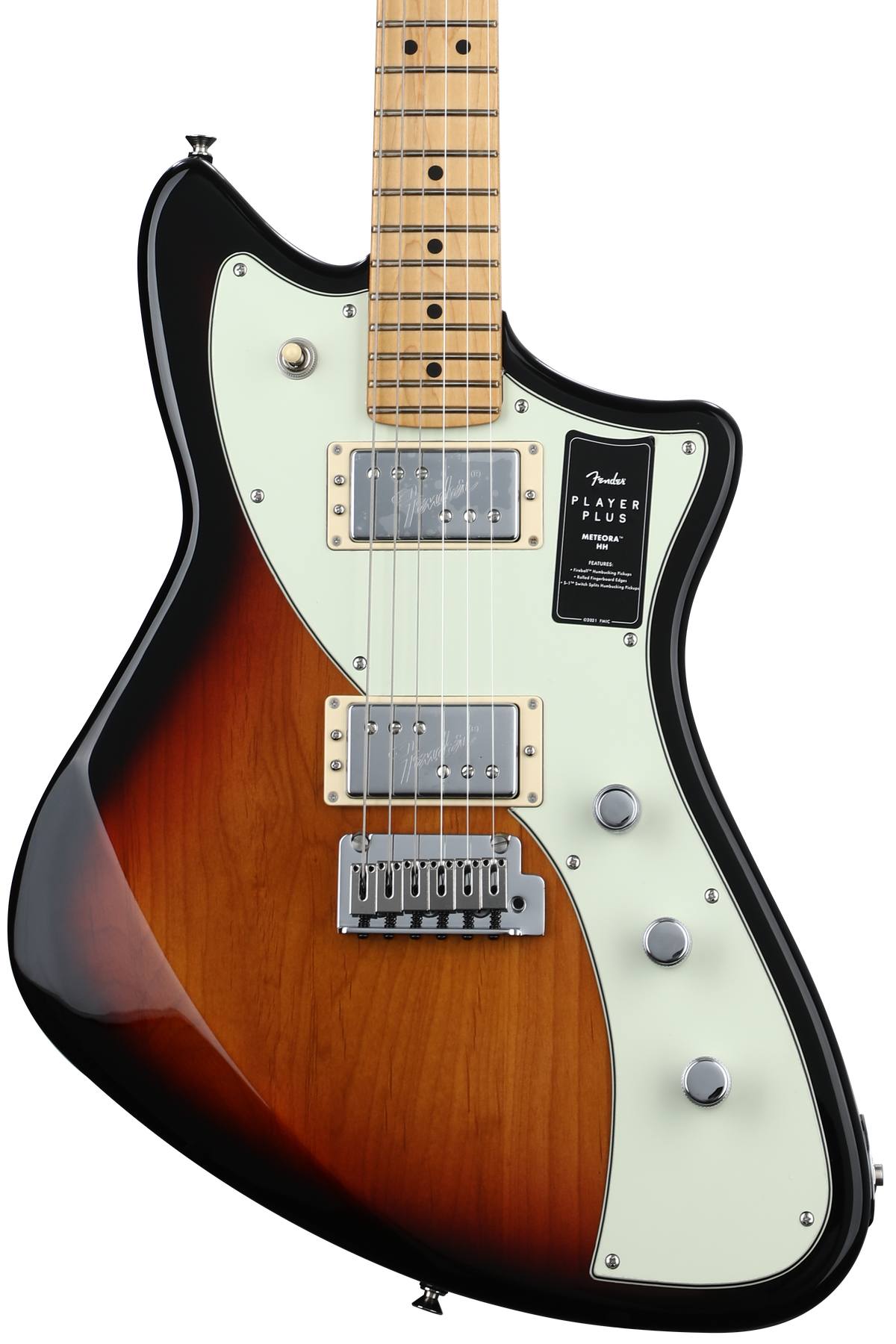 Fender Player Plus Meteora HH Electric Guitar - 3-Tone Sunburst