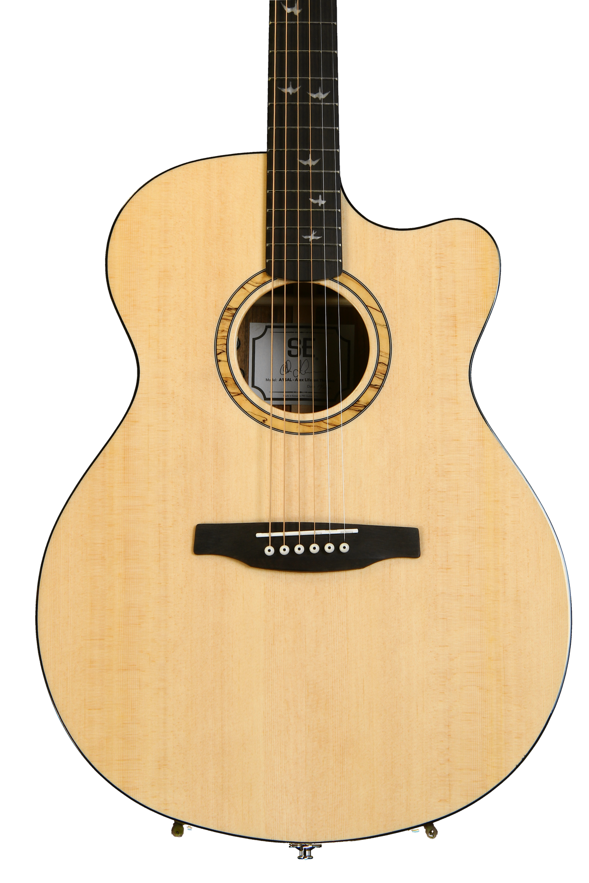 PRS SE Angelus Alex Lifeson Thinline - Natural | Sweetwater