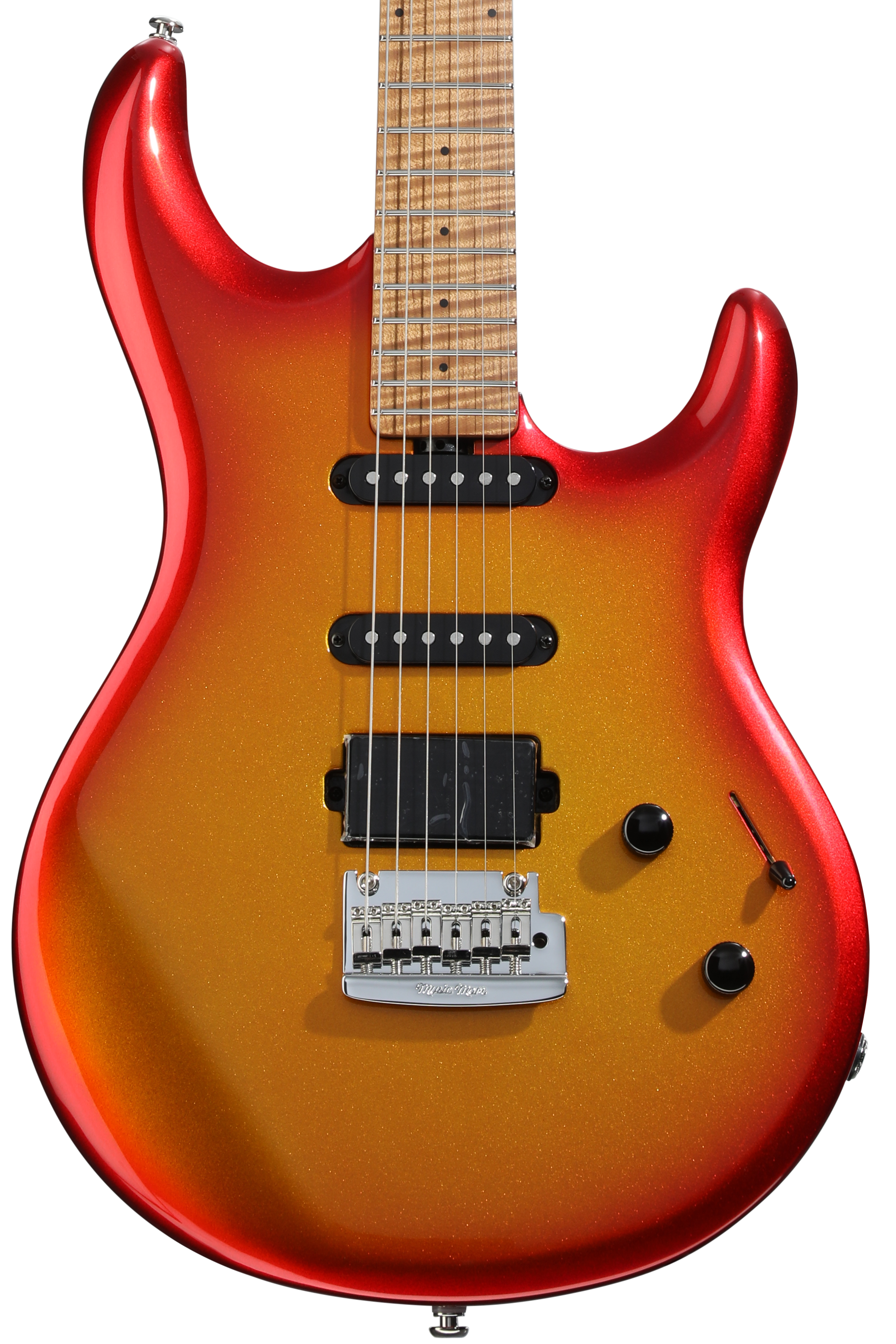 Ernie Ball Music Man Luke 4 HSS Electric Guitar - Fireball with