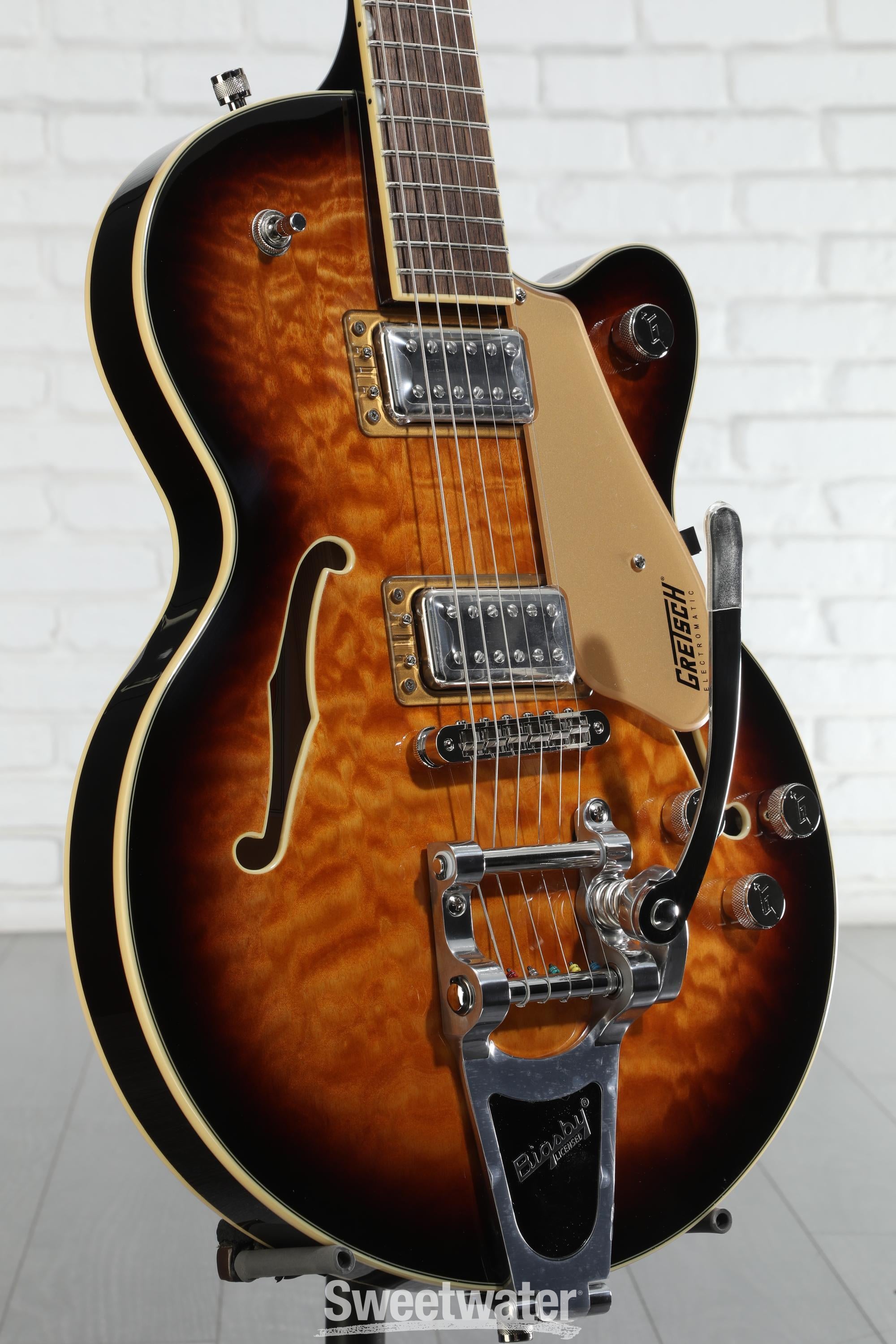 Gretsch G5655T-QM Electromatic Center Block Jr. Quilt Semi