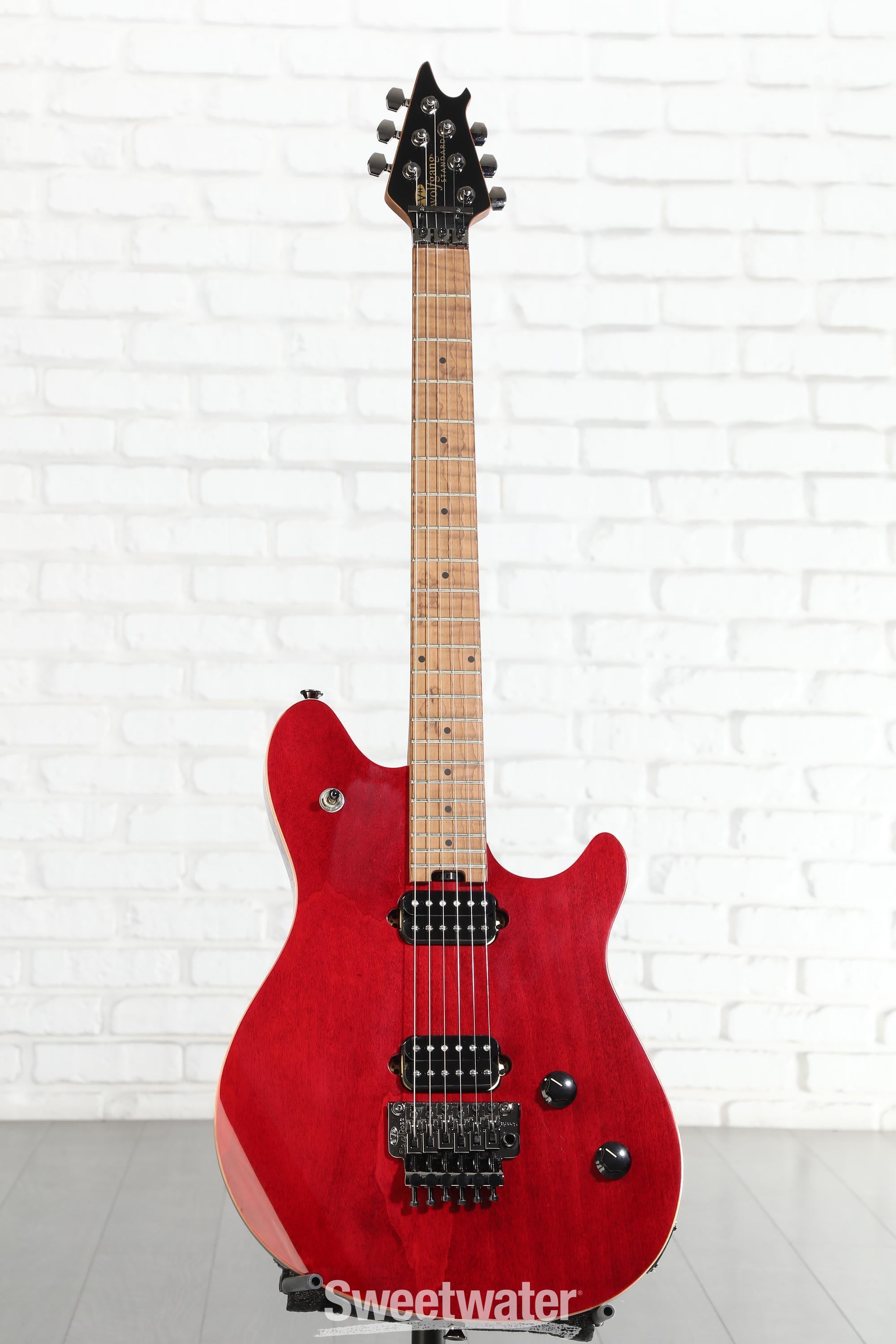 EVH Wolfgang WG Standard QM Electric Guitar - Wine Red | Sweetwater