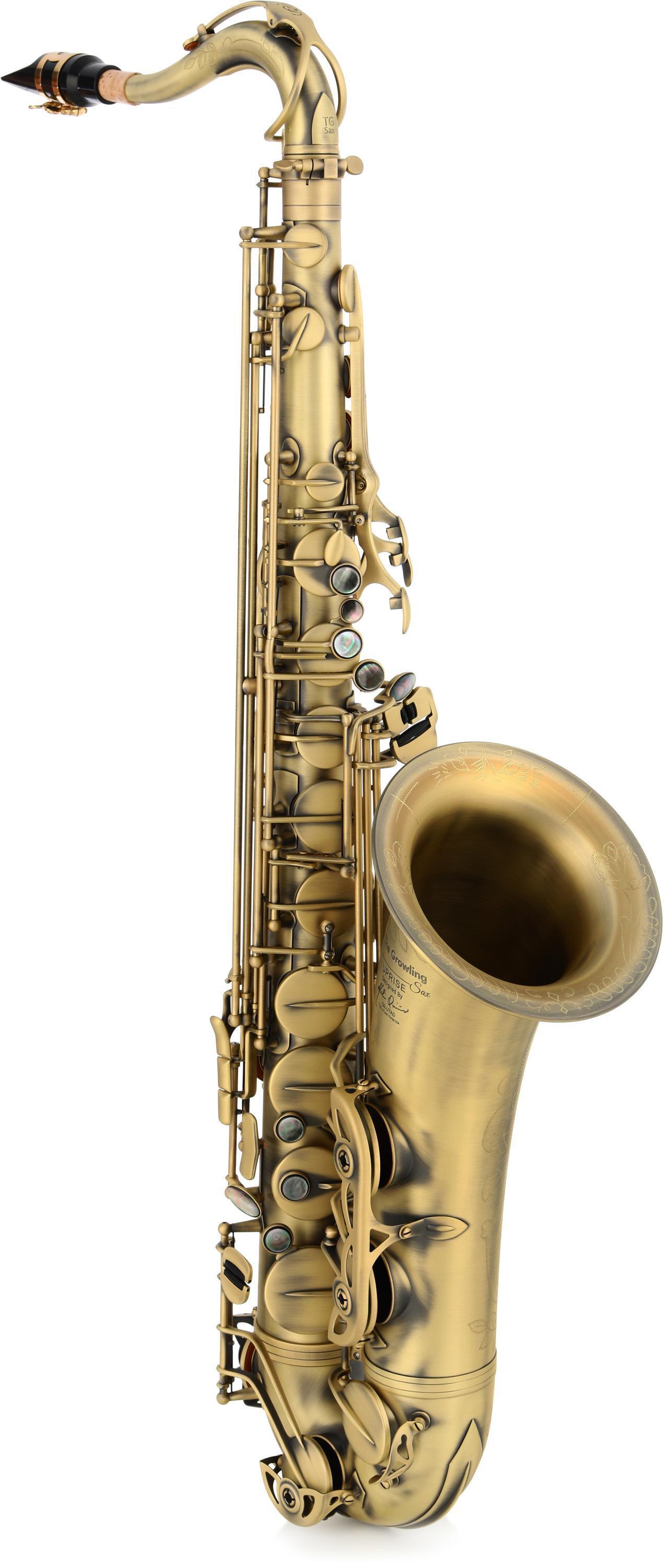 Growling Sax Uprise Series Gen 2 Tenor Saxophone - Unlacquered | Sweetwater