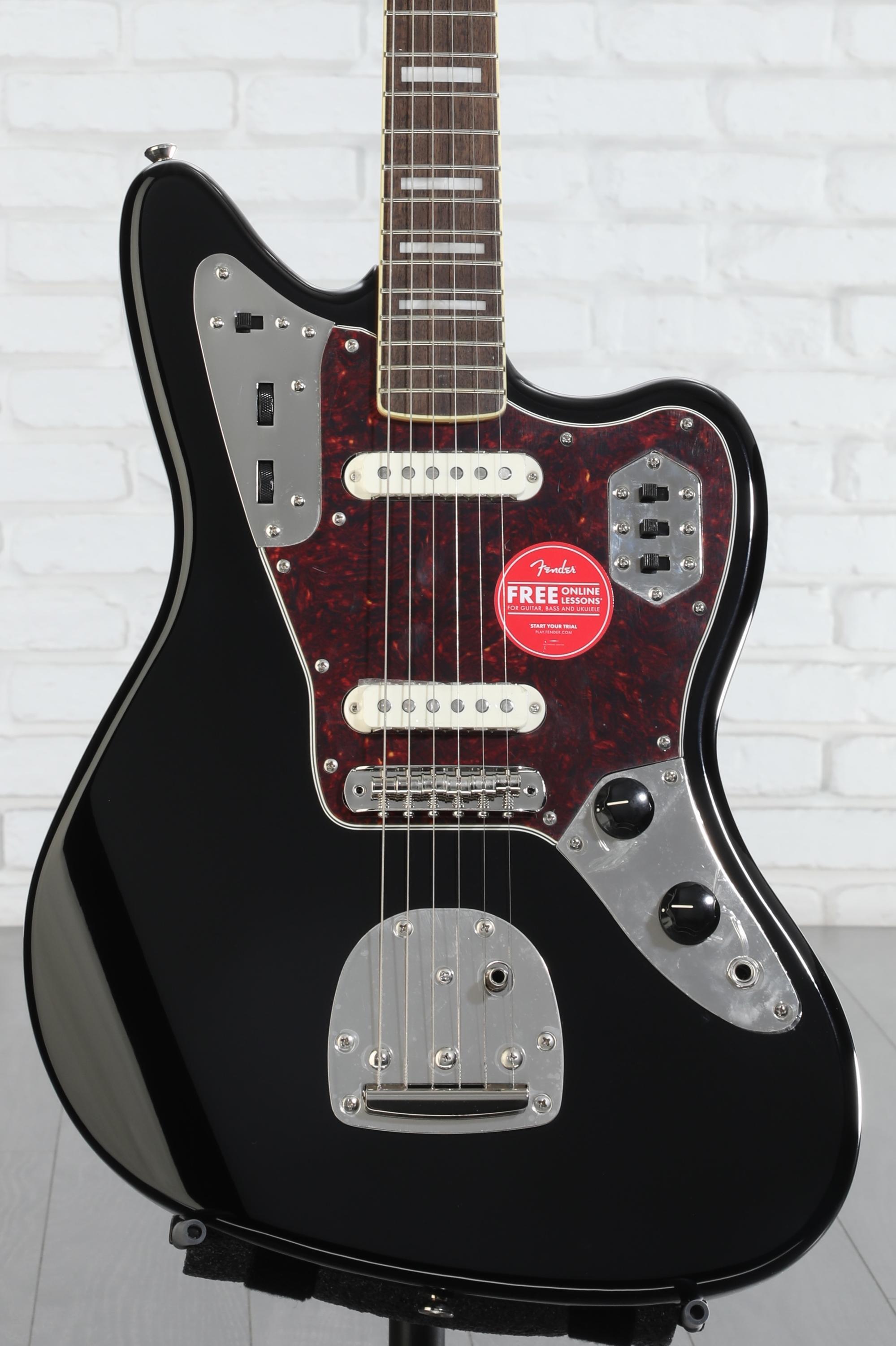 Squier Classic Vibe '70s Jaguar - Black | Sweetwater