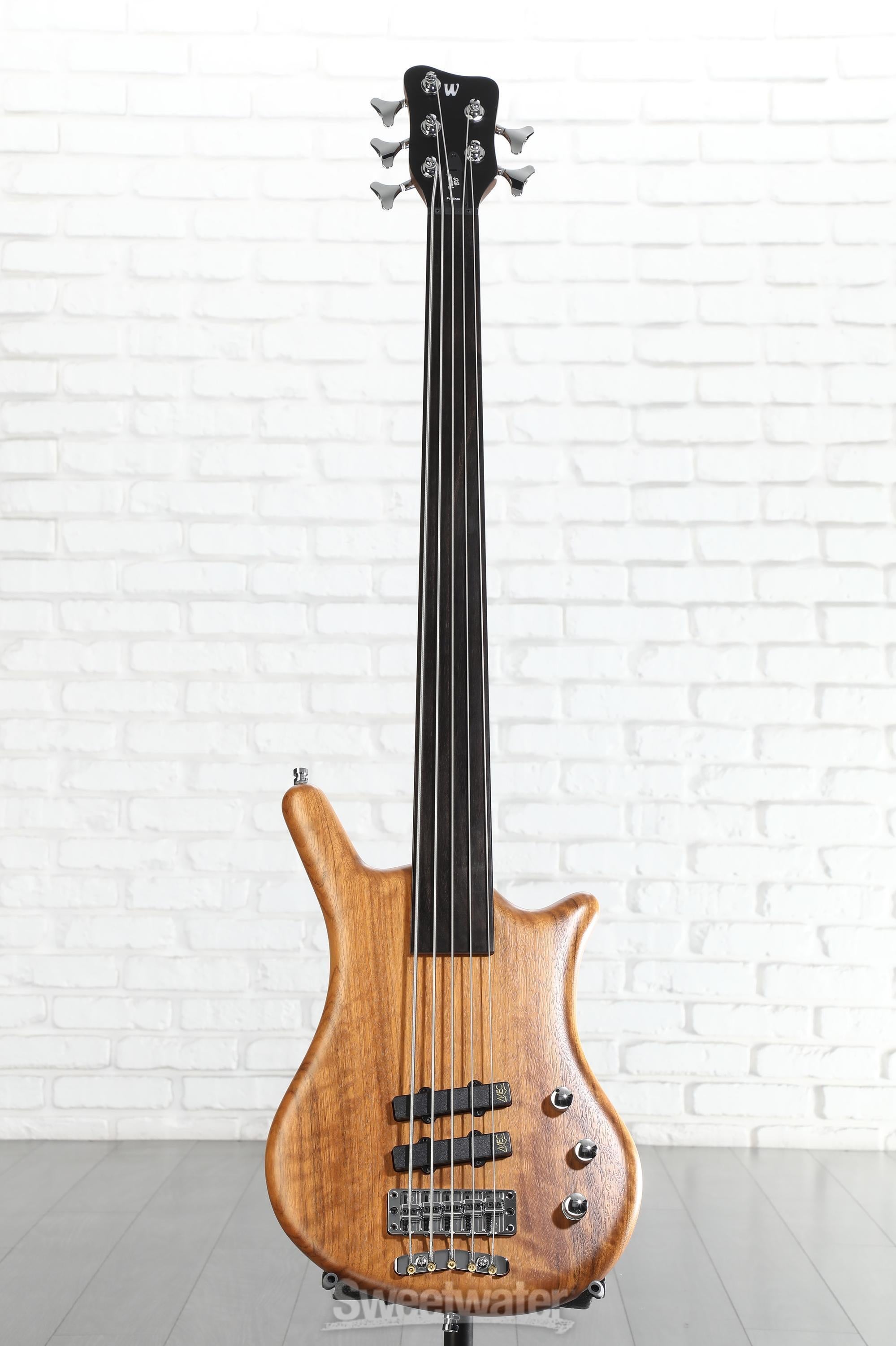 Warwick Pro Series Thumb BO Fretless 5-string Bass - Natural Satin