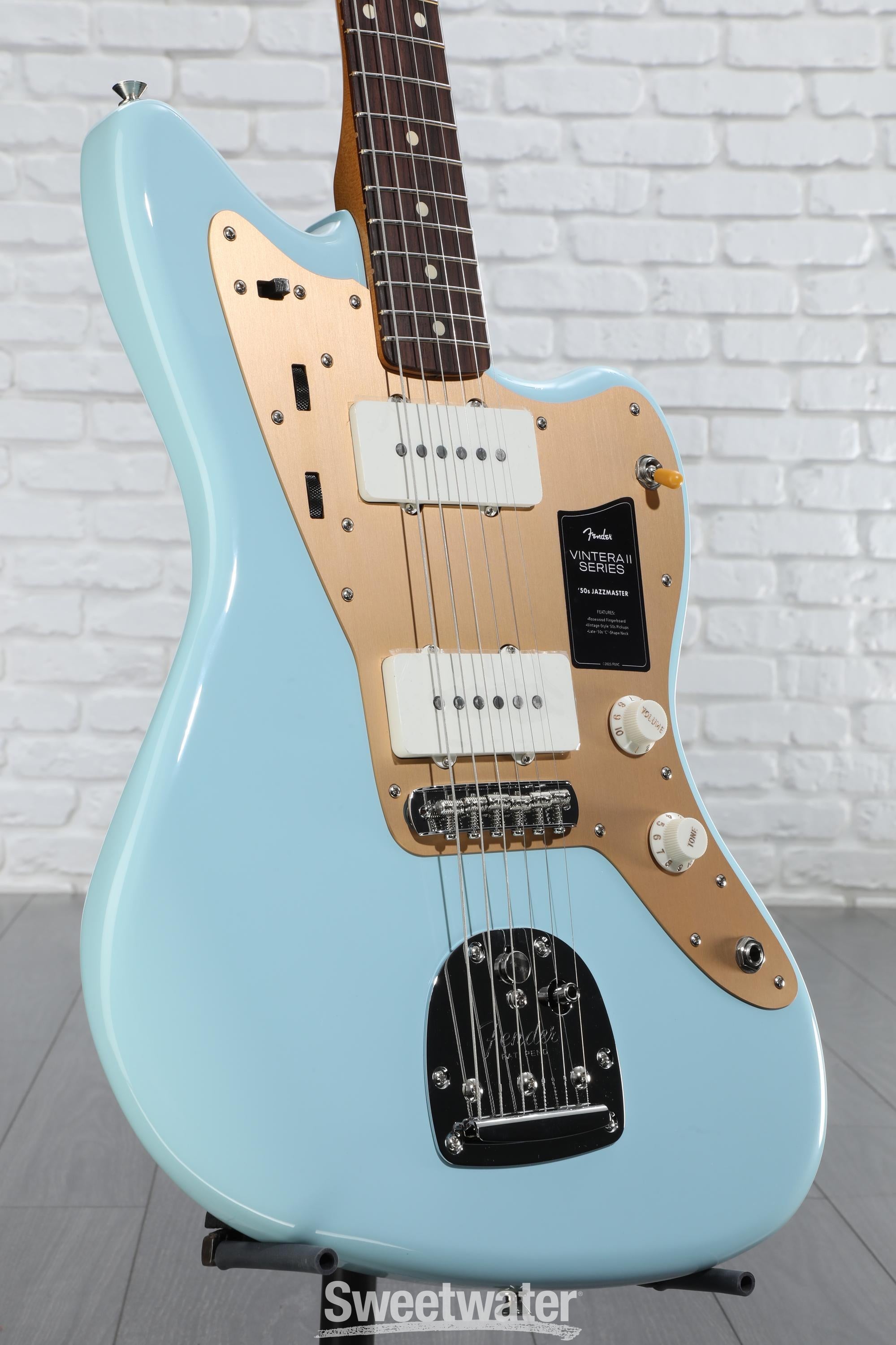 ギター Fender Vintera II '50s Jazzmaster Fender Vintera II '50s Jazzmaster Electric Guitar - Sonic Blue