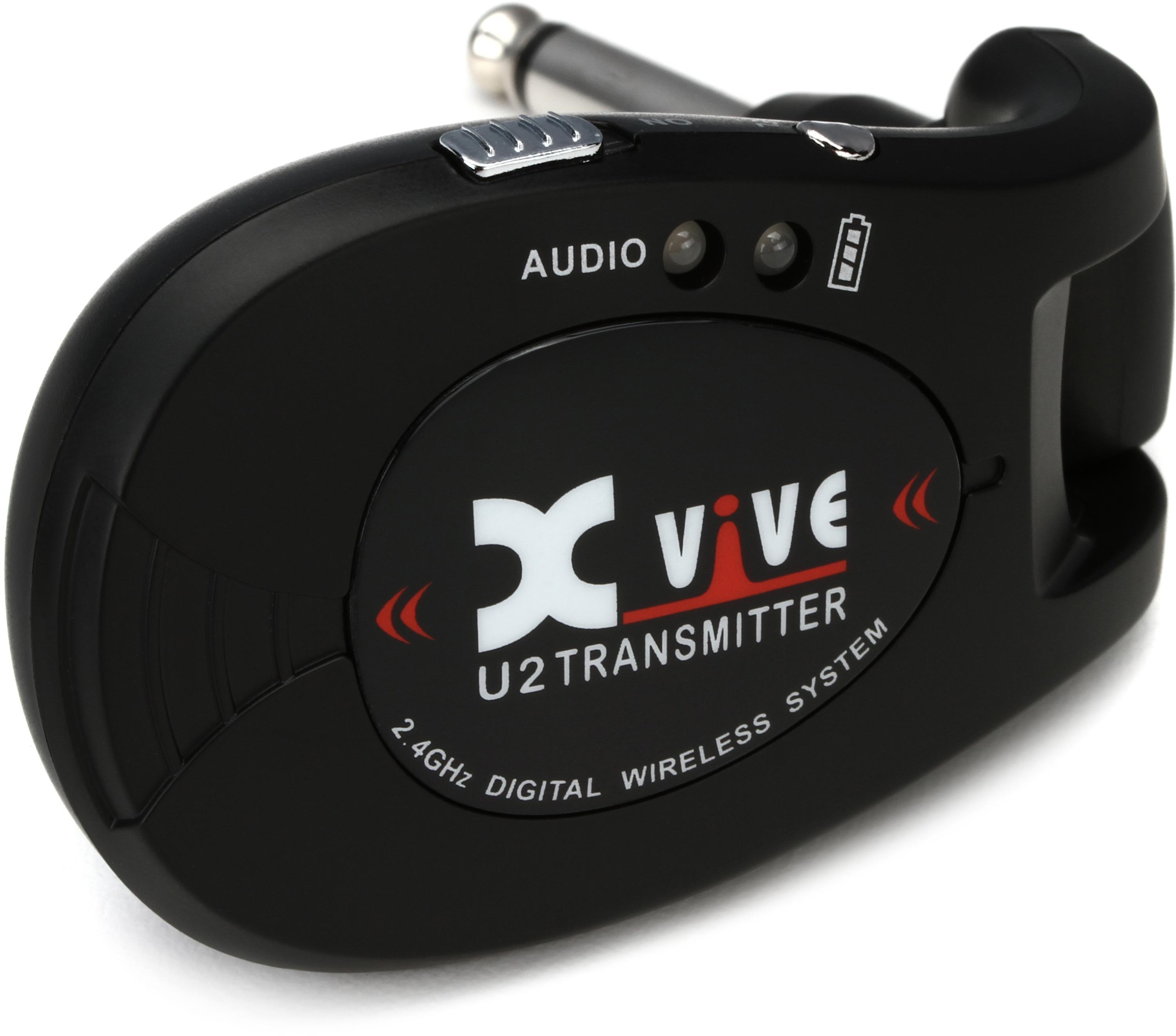 Xvive U2 Dual Transmitter Digital Wireless Guitar System - Black 