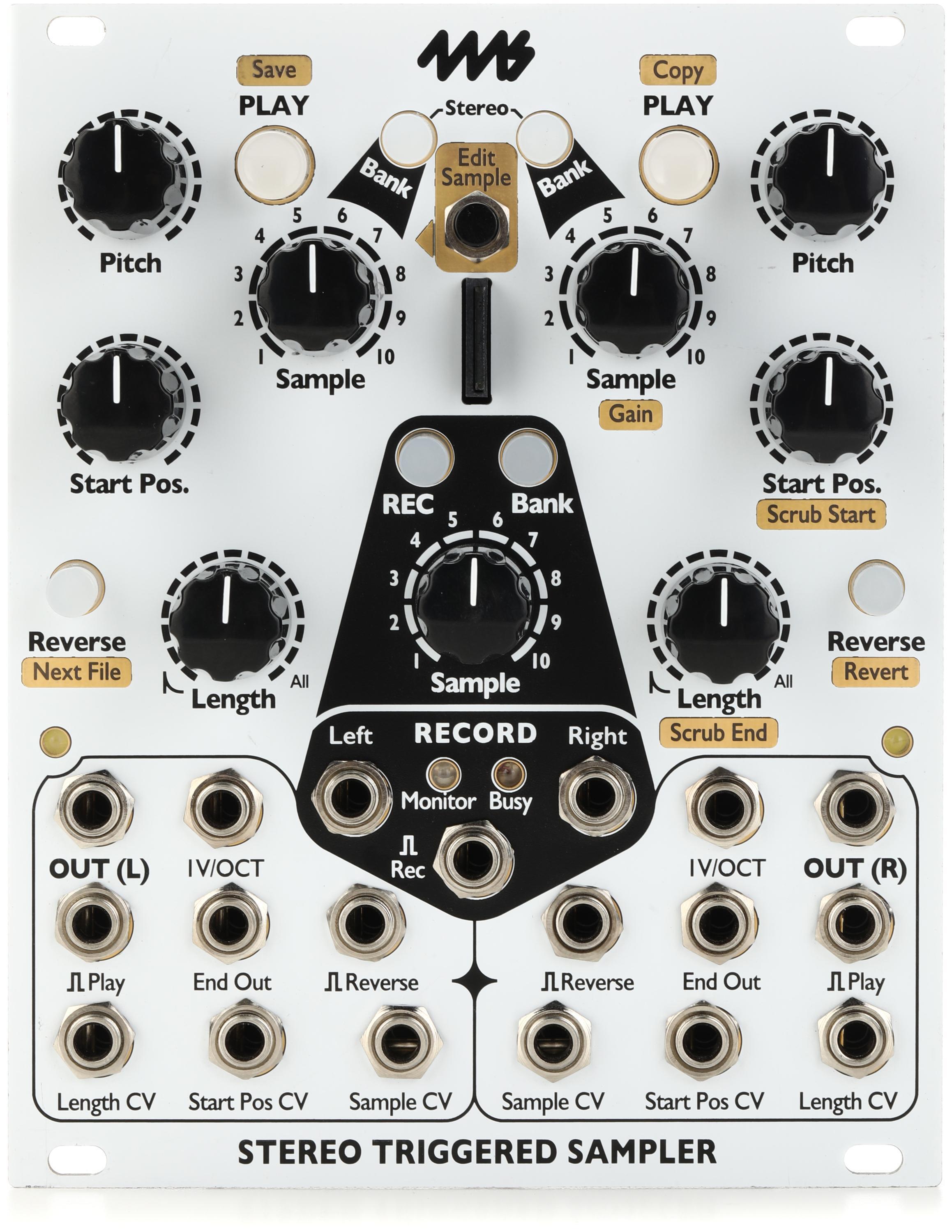 その他 4ms Stereo Triggered Sampler 4ms Stereo Triggered Sampler Eurorack Module | Sweetwater