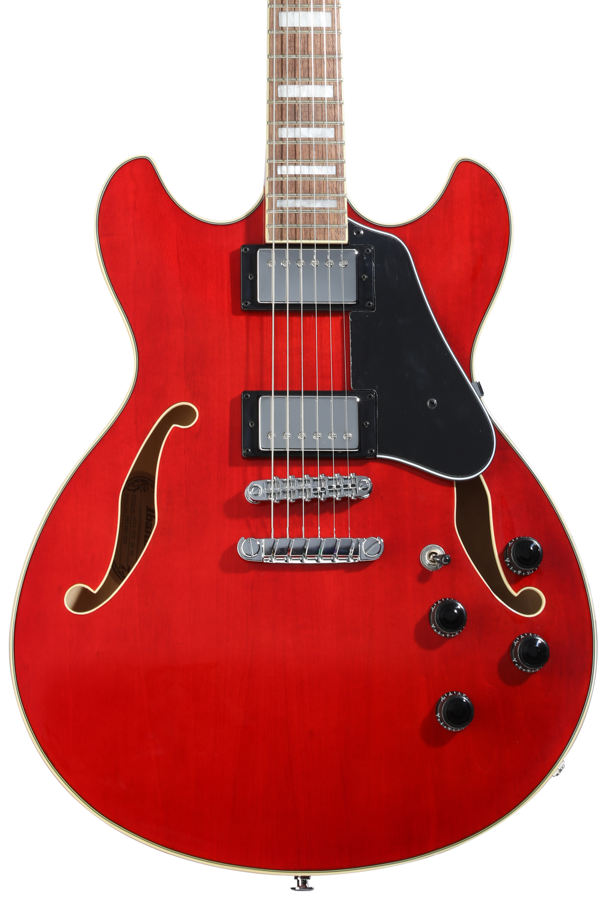 Ibanez Artcore AS73 Semi-Hollow Electric Guitar - Transparent