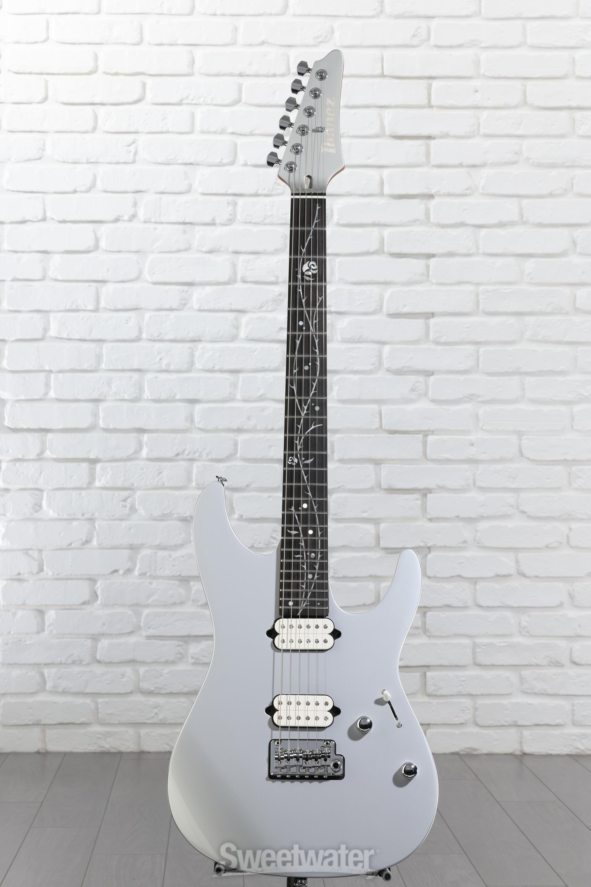 Ibanez TOD10 Tim Henson Signature Electric Guitar - Classic Silver