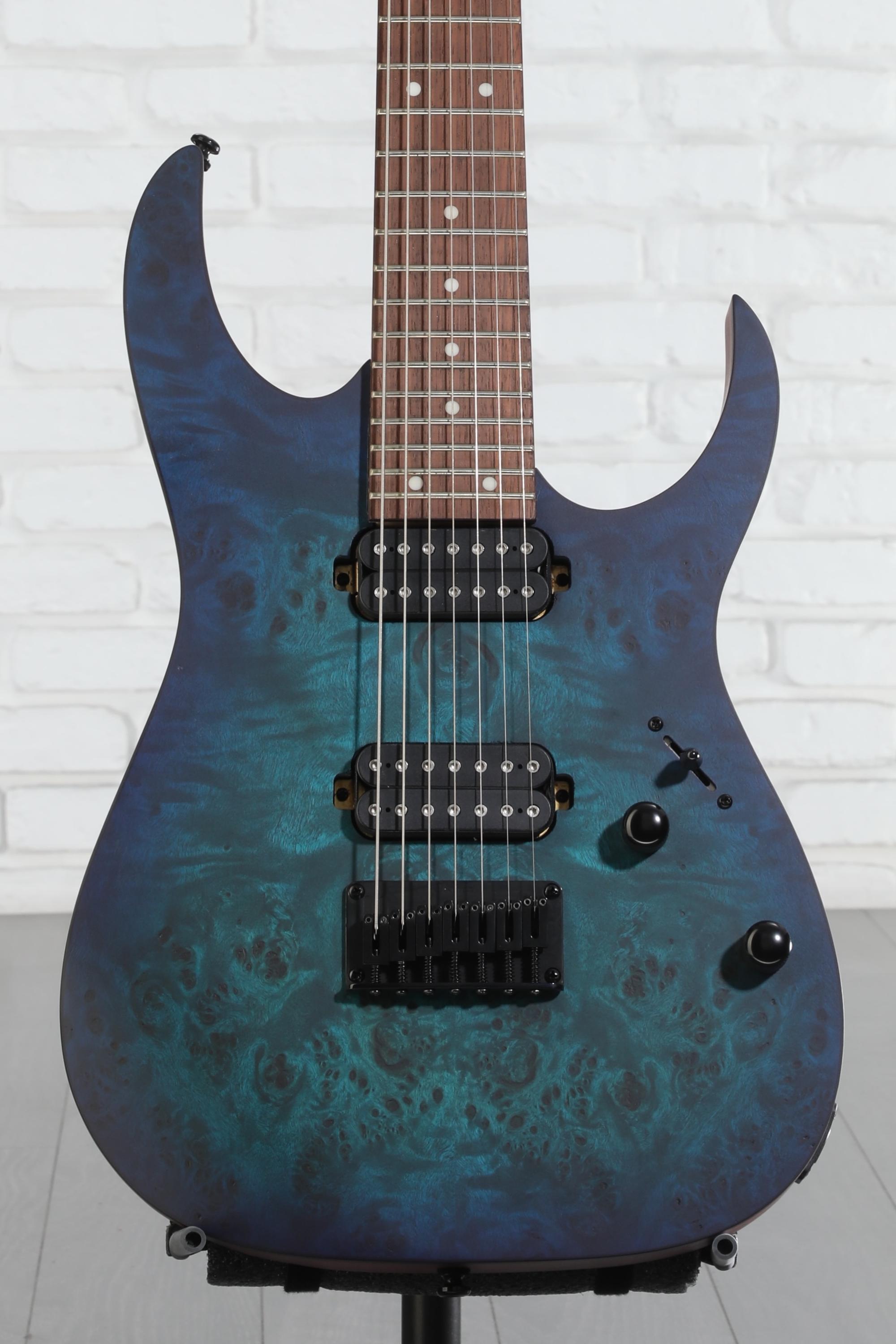 Ibanez RG7421PB Electric Guitar - Sapphire Blue Flat | Sweetwater