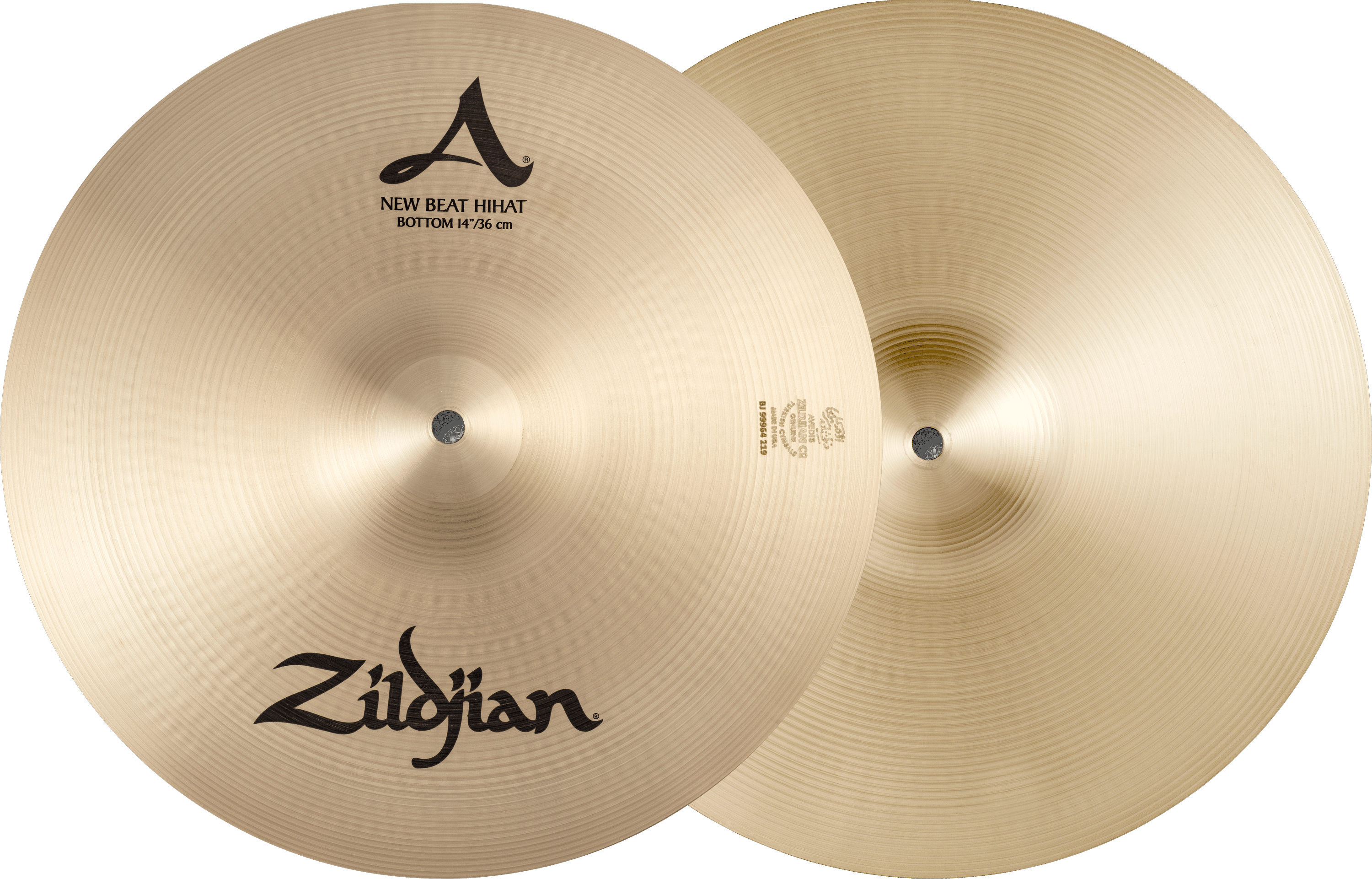 Zildjian 14 inch A Zildjian New Beat Hi-hat Bottom Cymbal 